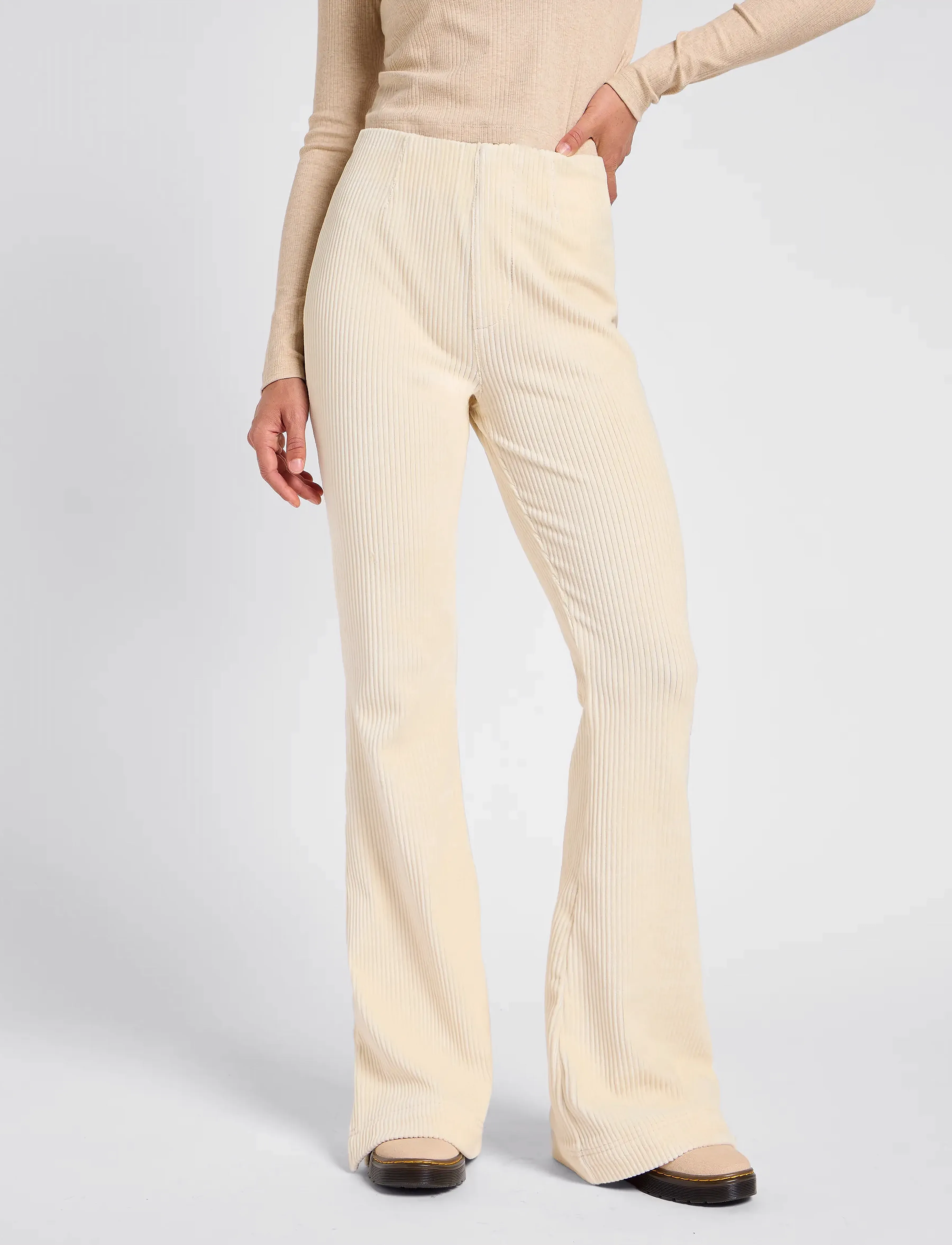 Lee Jeans Pull On Flare, 29 x 33, Jeans, Weiß - Flares, Frauen
