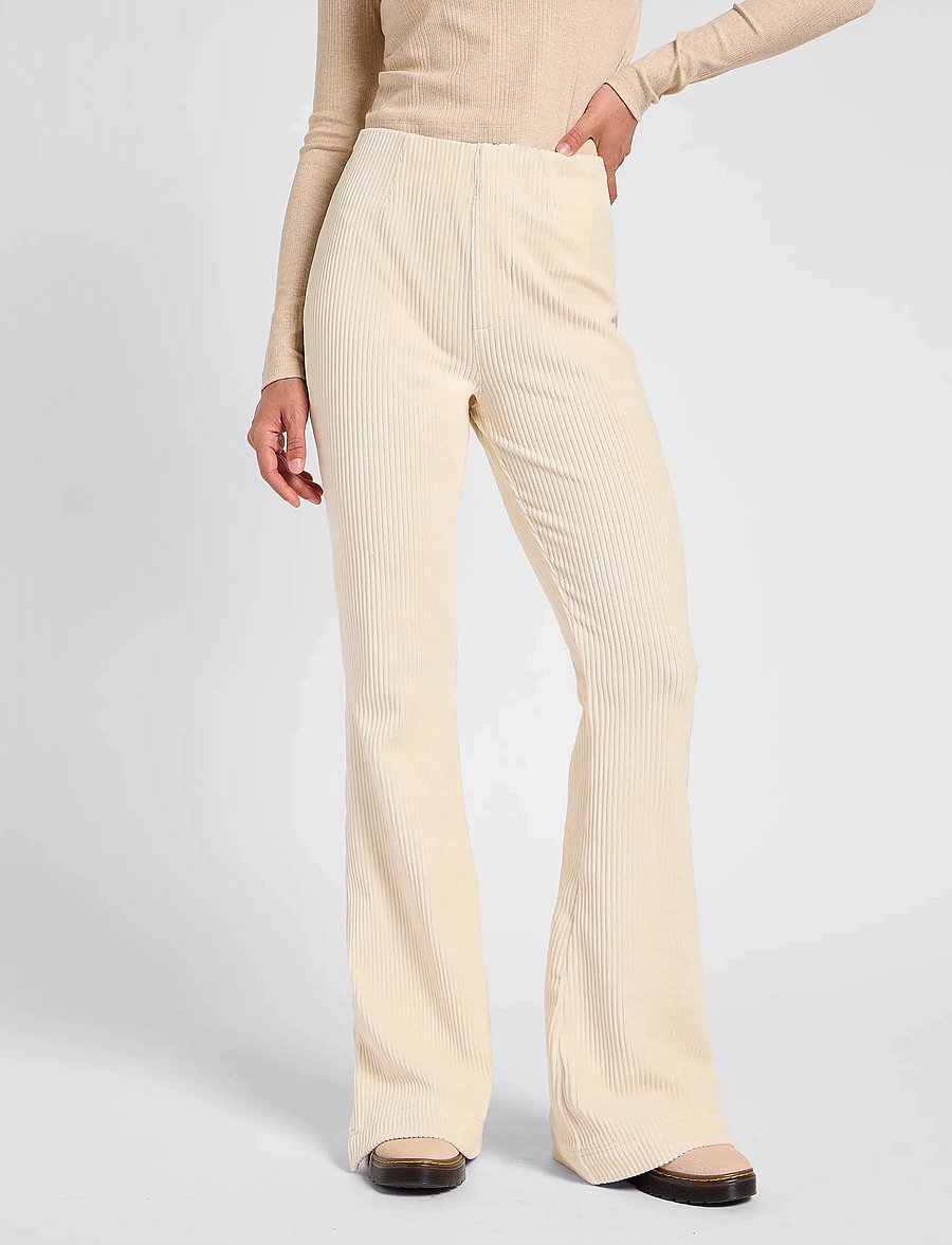Lee Jeans - PULL ON FLARE - utsvängda jeans - soy bean - 0