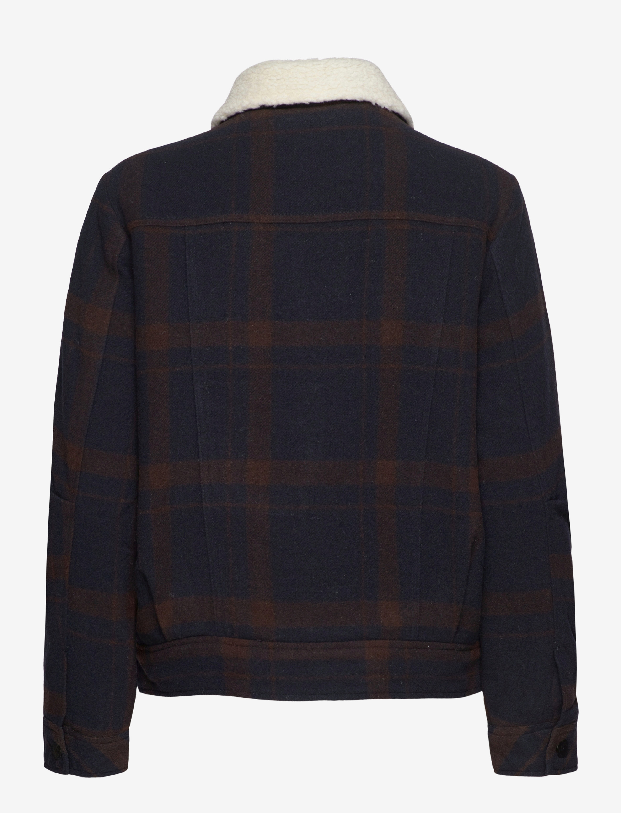 Lee Jeans - WOOL CHECK SHERPA JK - winter brown - 1