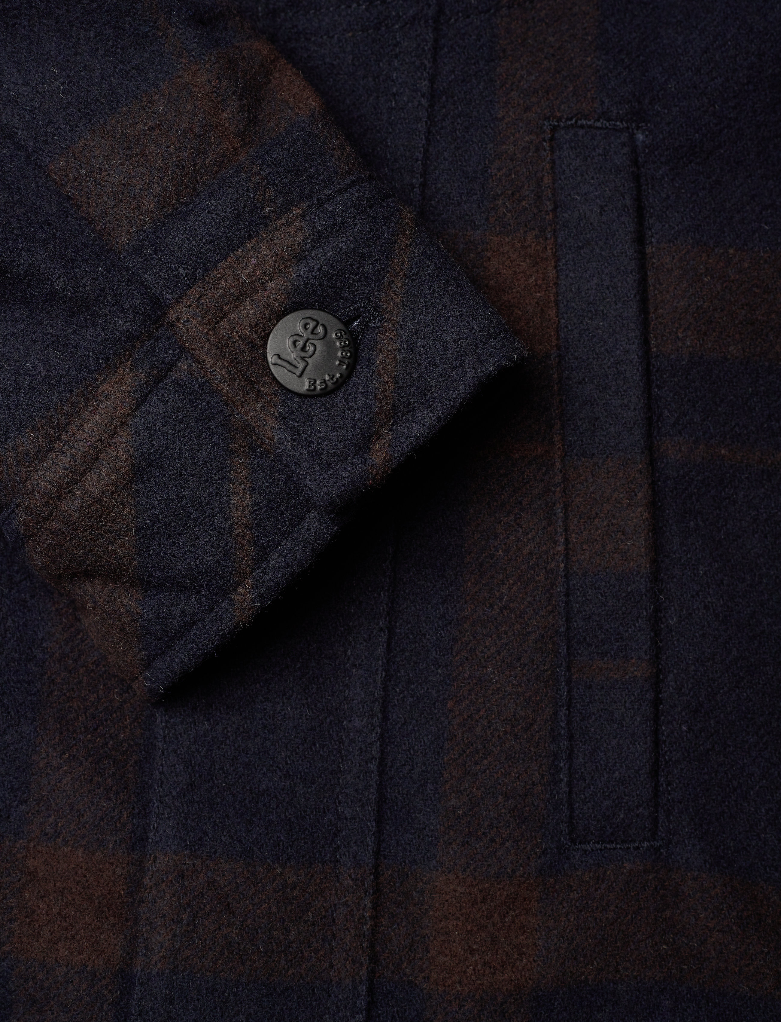 Lee Jeans - WOOL CHECK SHERPA JK - winter brown - 3