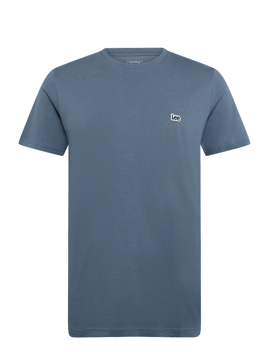 Lee Jeans - SS PATCH LOGO TEE - marškinėliai trumpomis rankovėmis - bering sea - 1