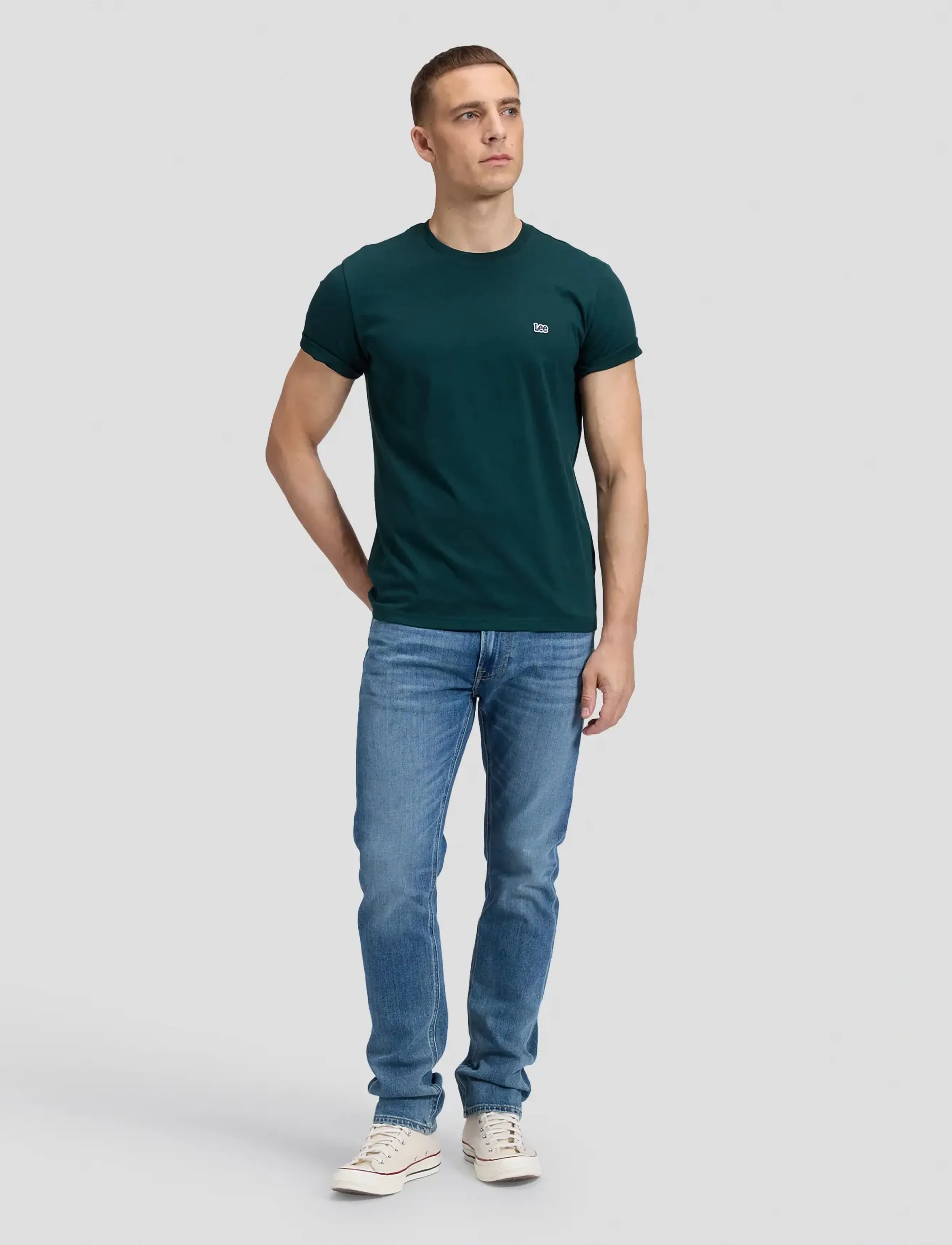 Lee Jeans - SS PATCH LOGO TEE - lühikeste varrukatega t-särgid - ponderosa pine - 3