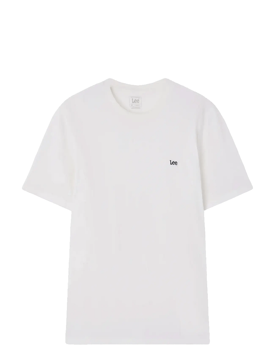 Lee Jeans - SS PATCH LOGO TEE - t-krekli ar īsām piedurknēm - white - 1