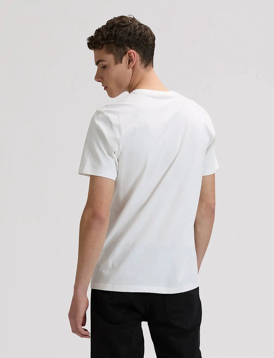 Lee Jeans - SS PATCH LOGO TEE - t-krekli ar īsām piedurknēm - white - 2