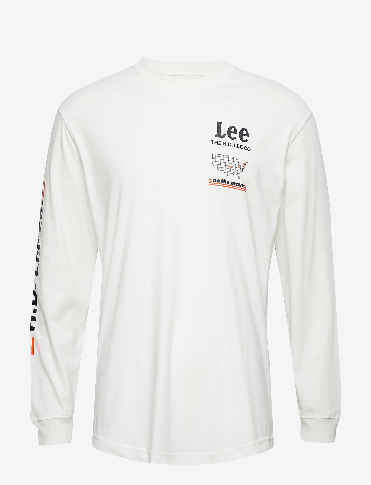 Lee Jeans - ROAD TEE LS - off white - 0