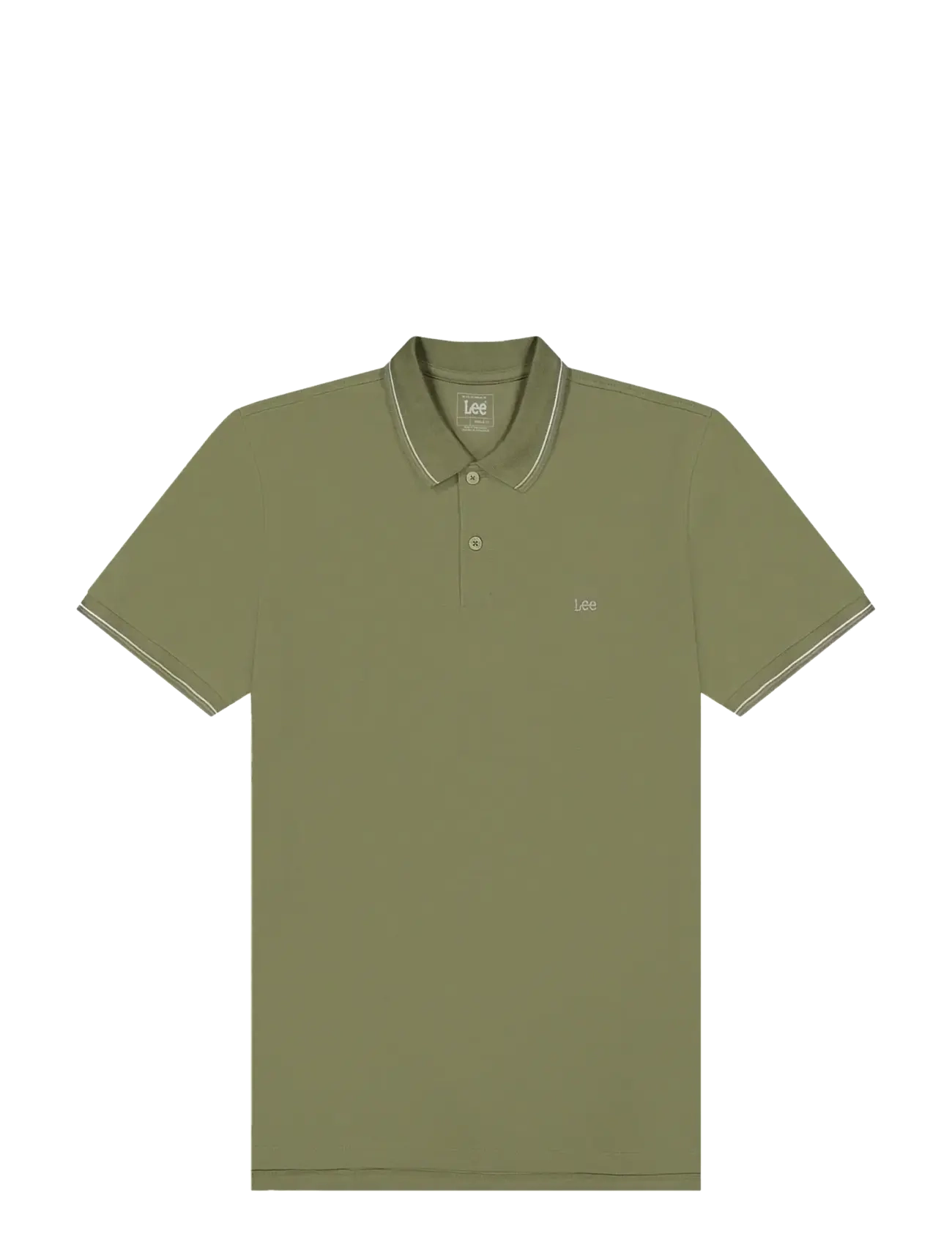 LEE JEANS Pique Polo Khaki - XXLx00 - Herren