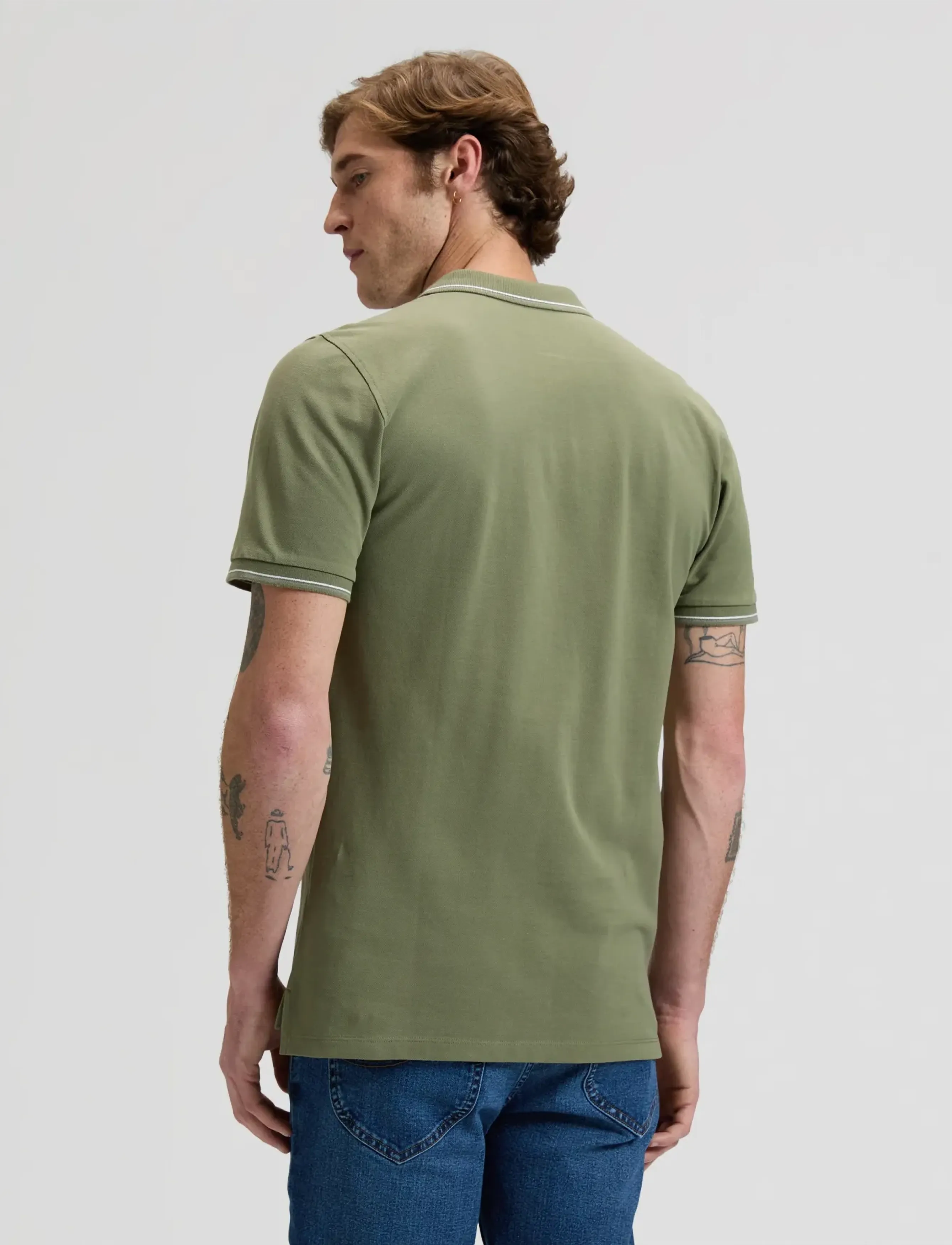 Lee Jeans - PIQUE POLO - laveste priser - mercantile green - 2