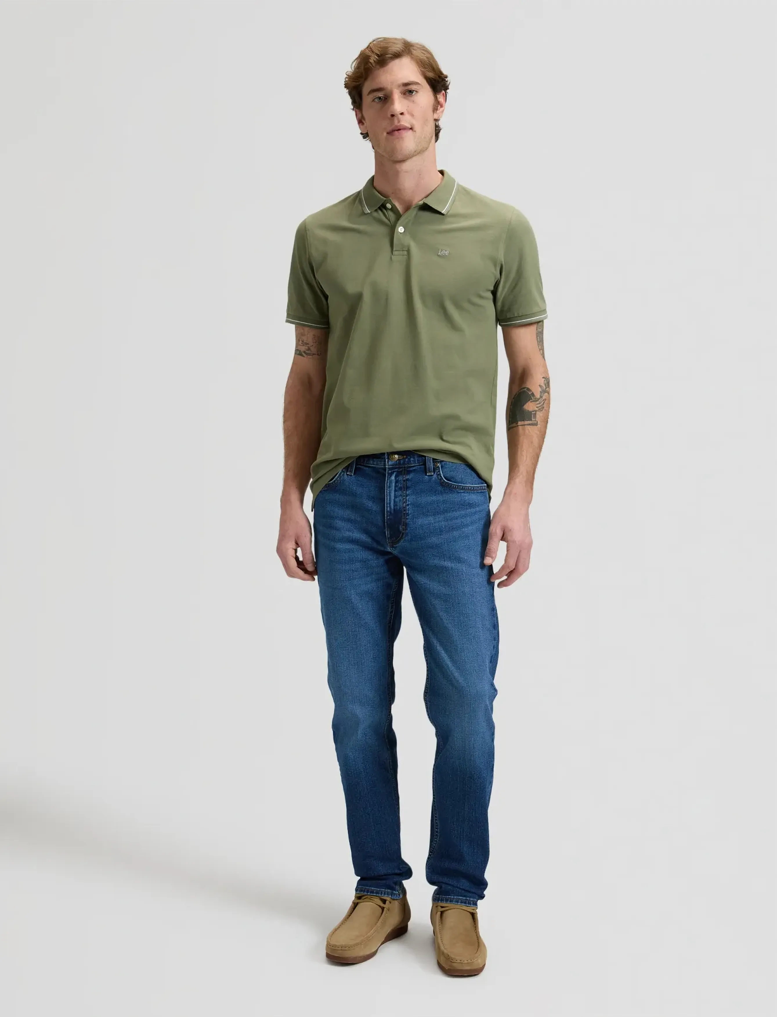 Lee Jeans - PIQUE POLO - laveste priser - mercantile green - 3