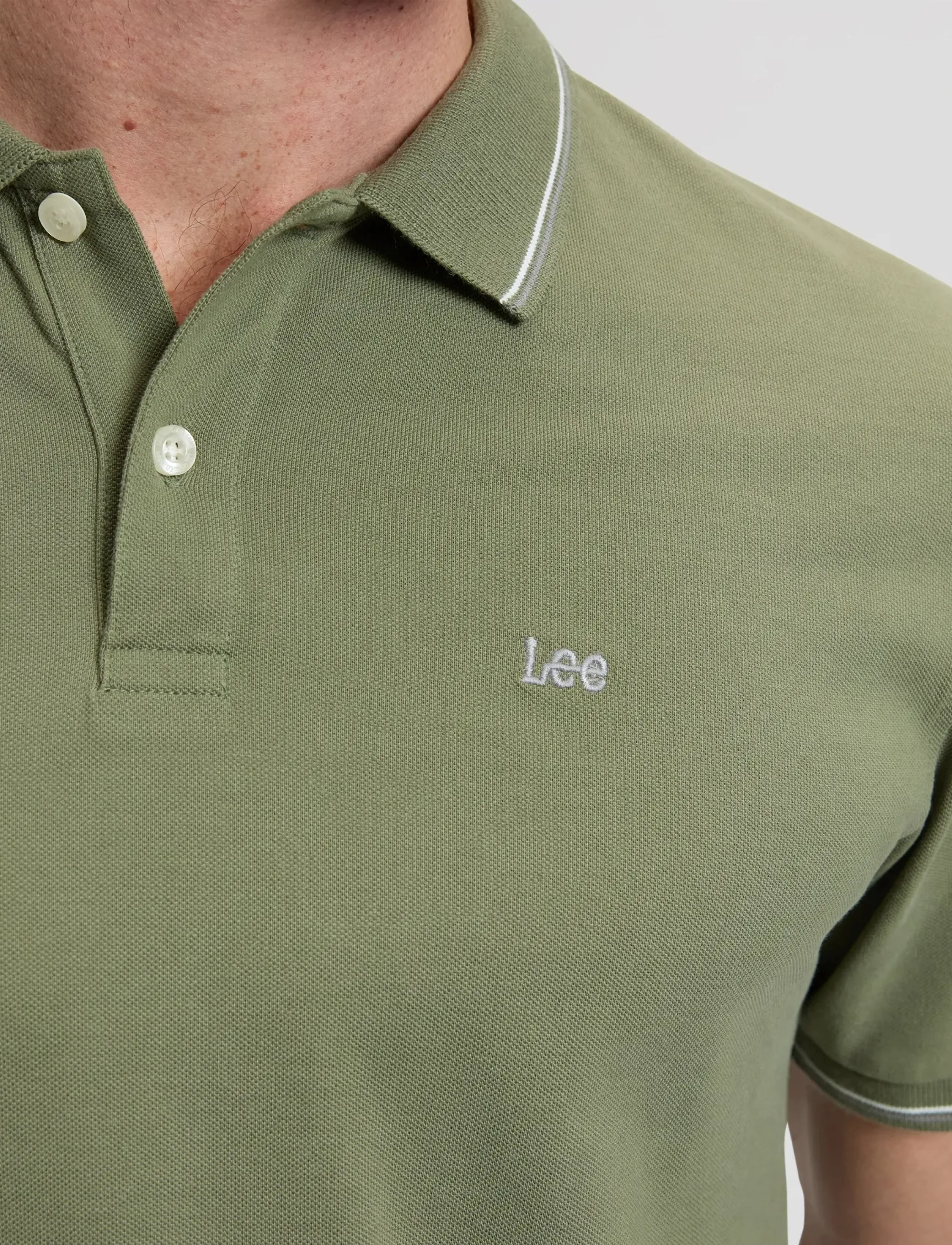 Lee Jeans - PIQUE POLO - laveste priser - mercantile green - 5