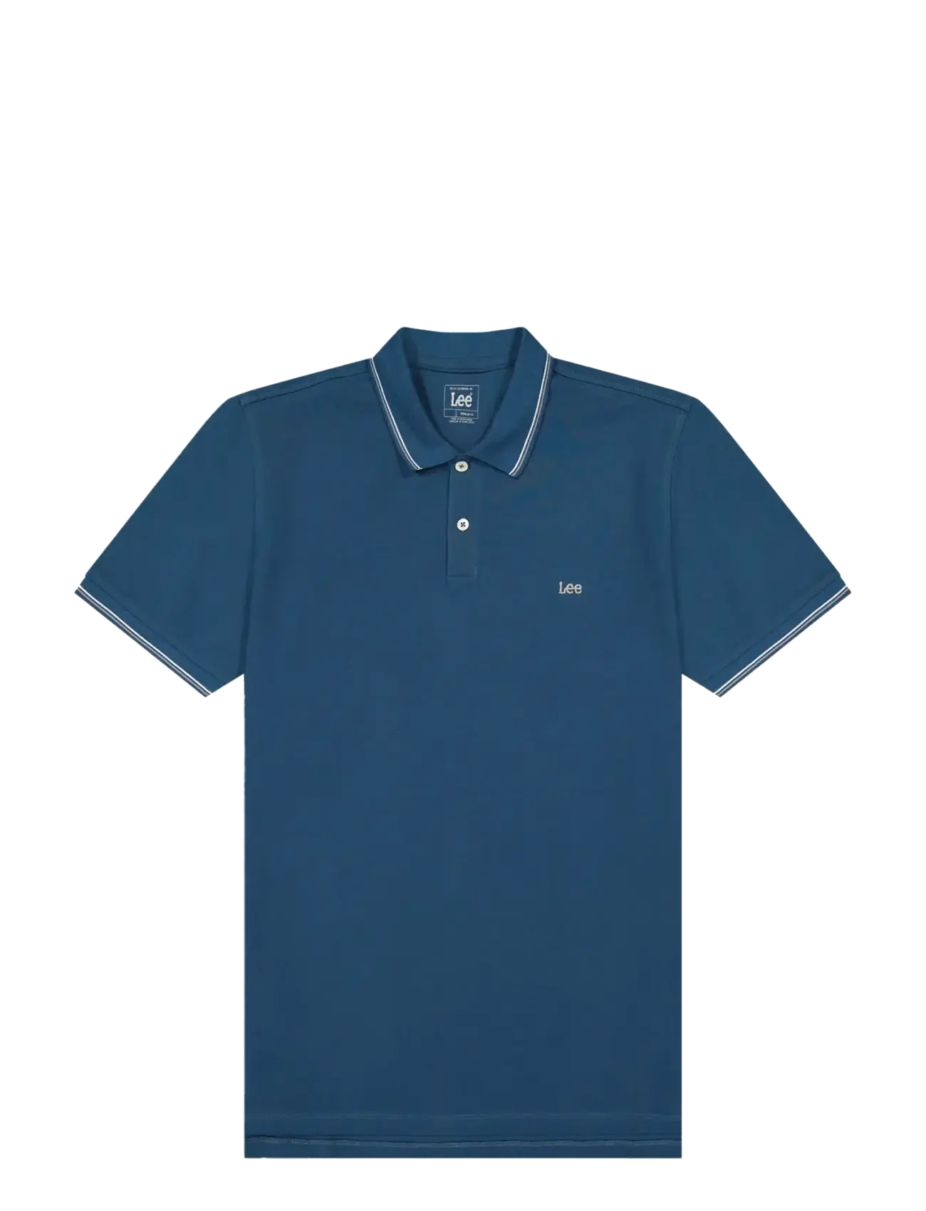LEE JEANS Pique Polo Blau - Sx00 - Herren