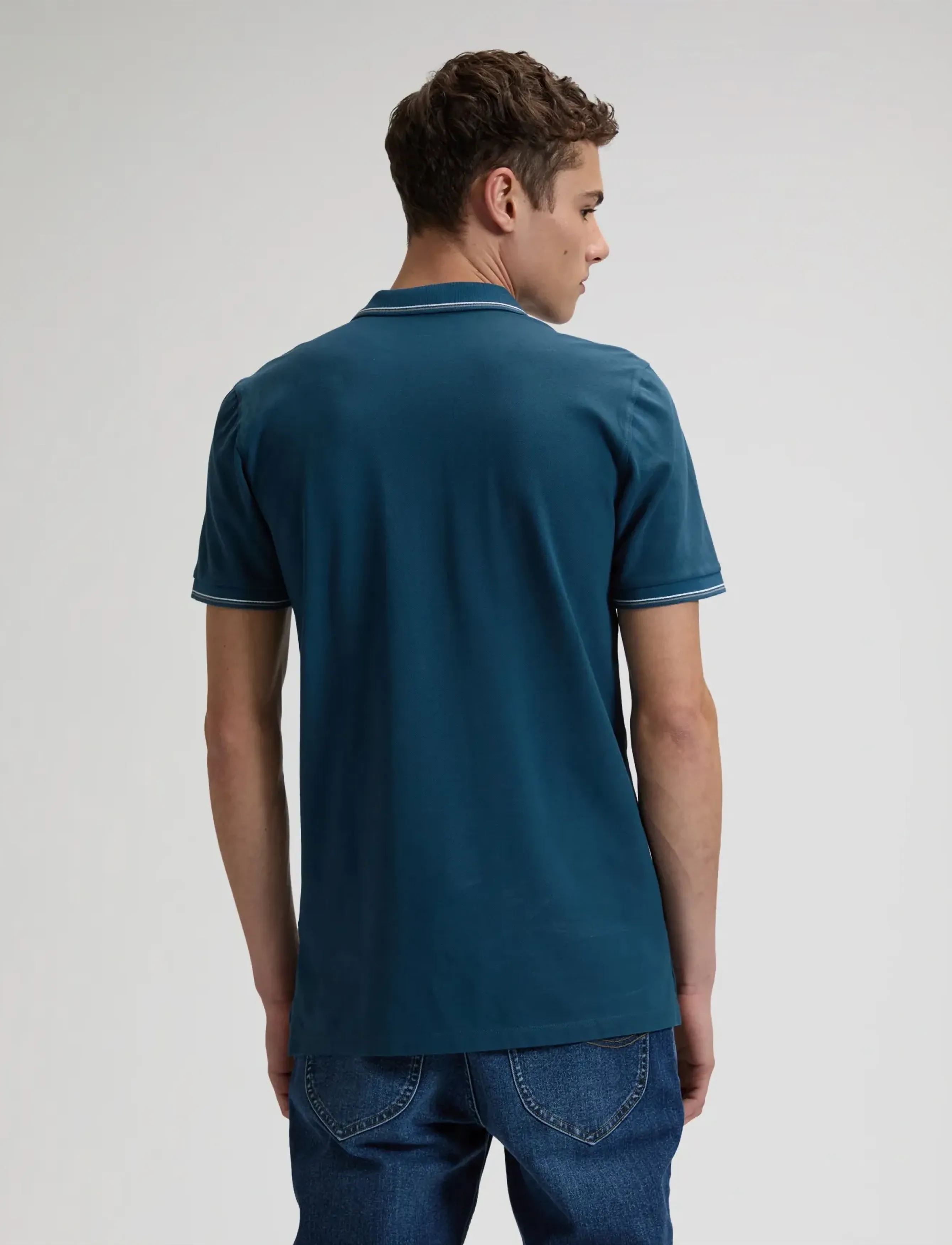 Lee Jeans - PIQUE POLO - laveste priser - orion blue - 2