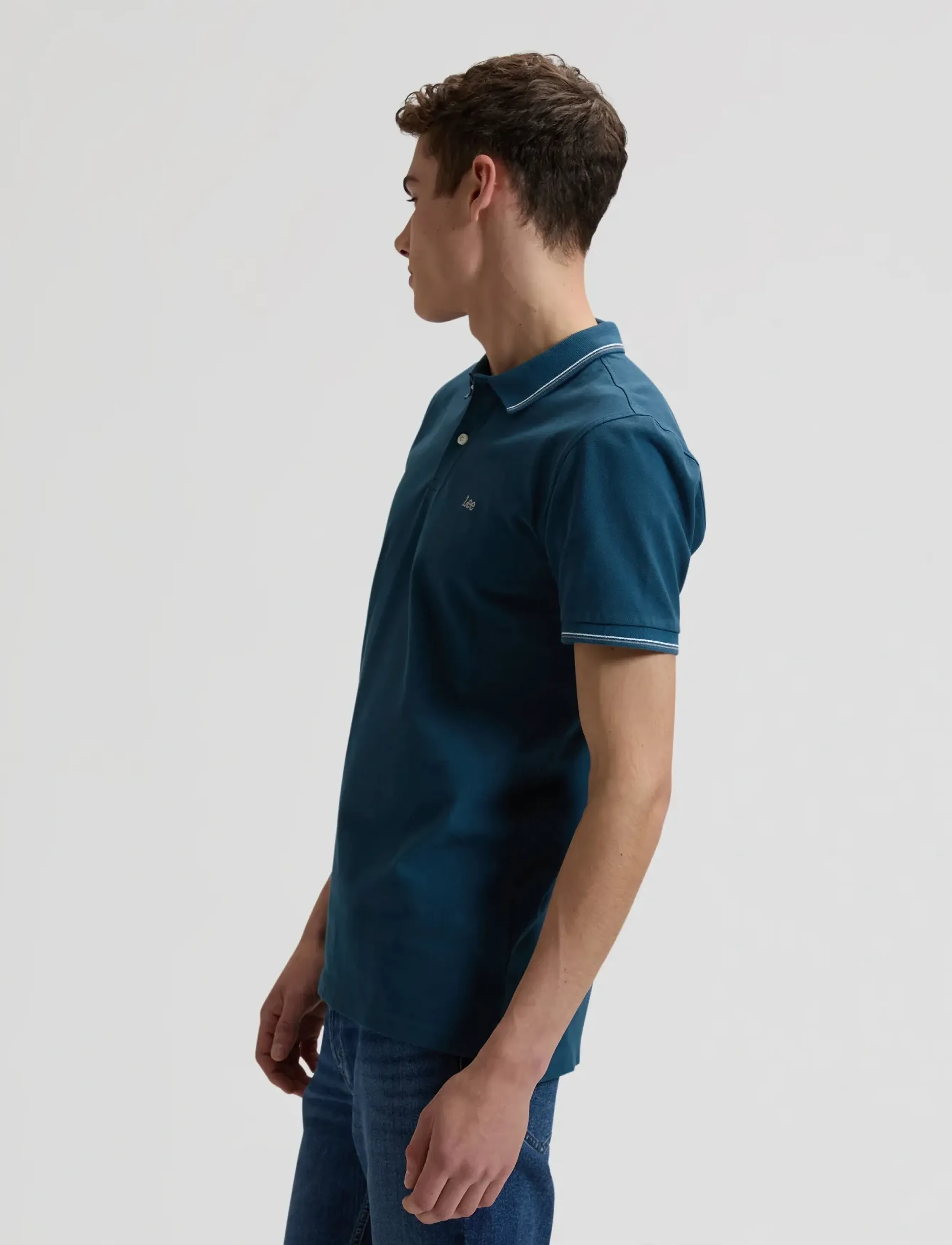 Lee Jeans - PIQUE POLO - laveste priser - orion blue - 4