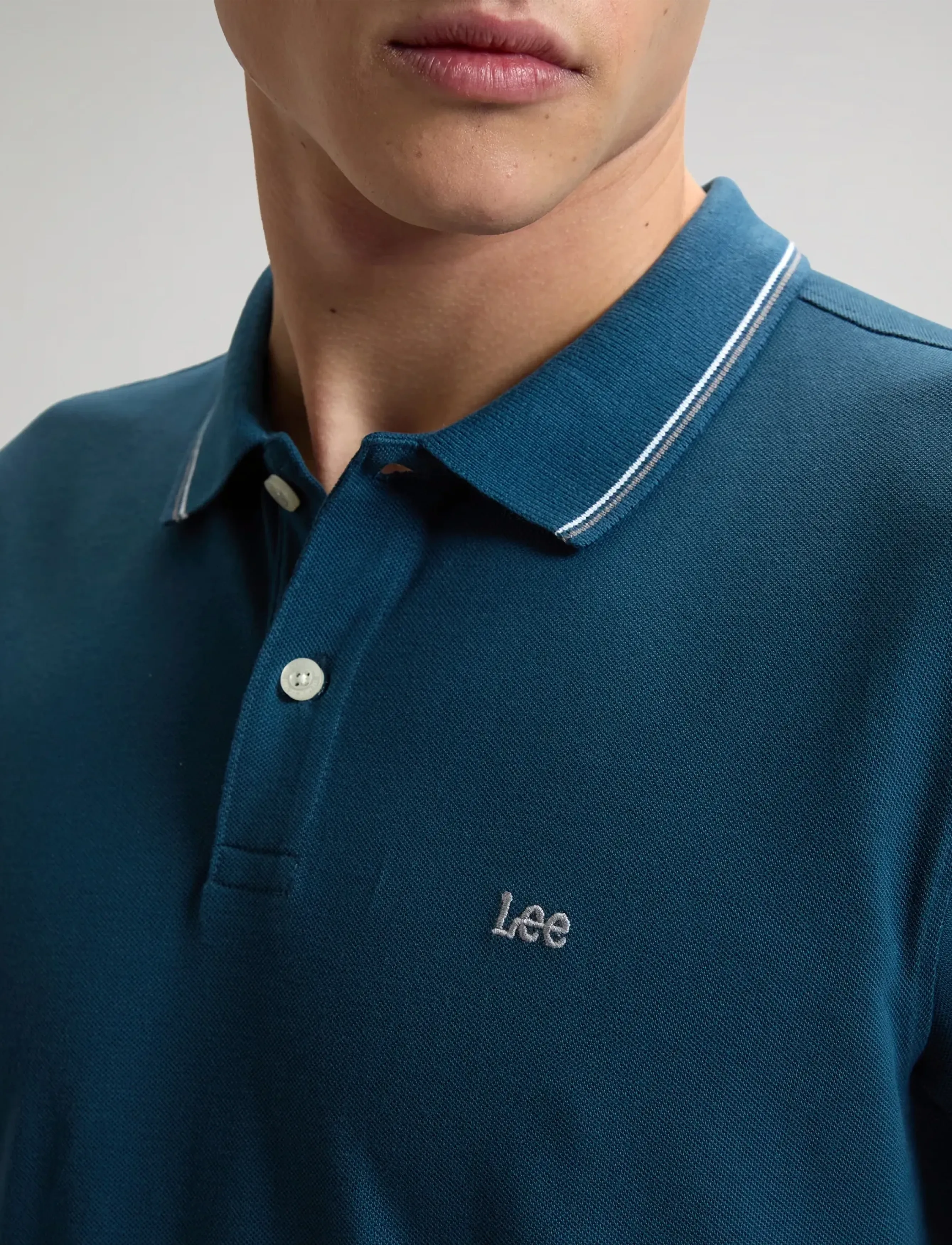 Lee Jeans - PIQUE POLO - laveste priser - orion blue - 5