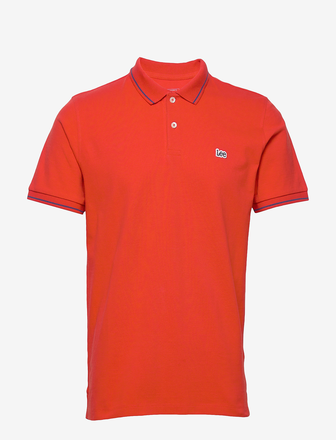 Lee Jeans - PIQUE POLO - poppy red - 0
