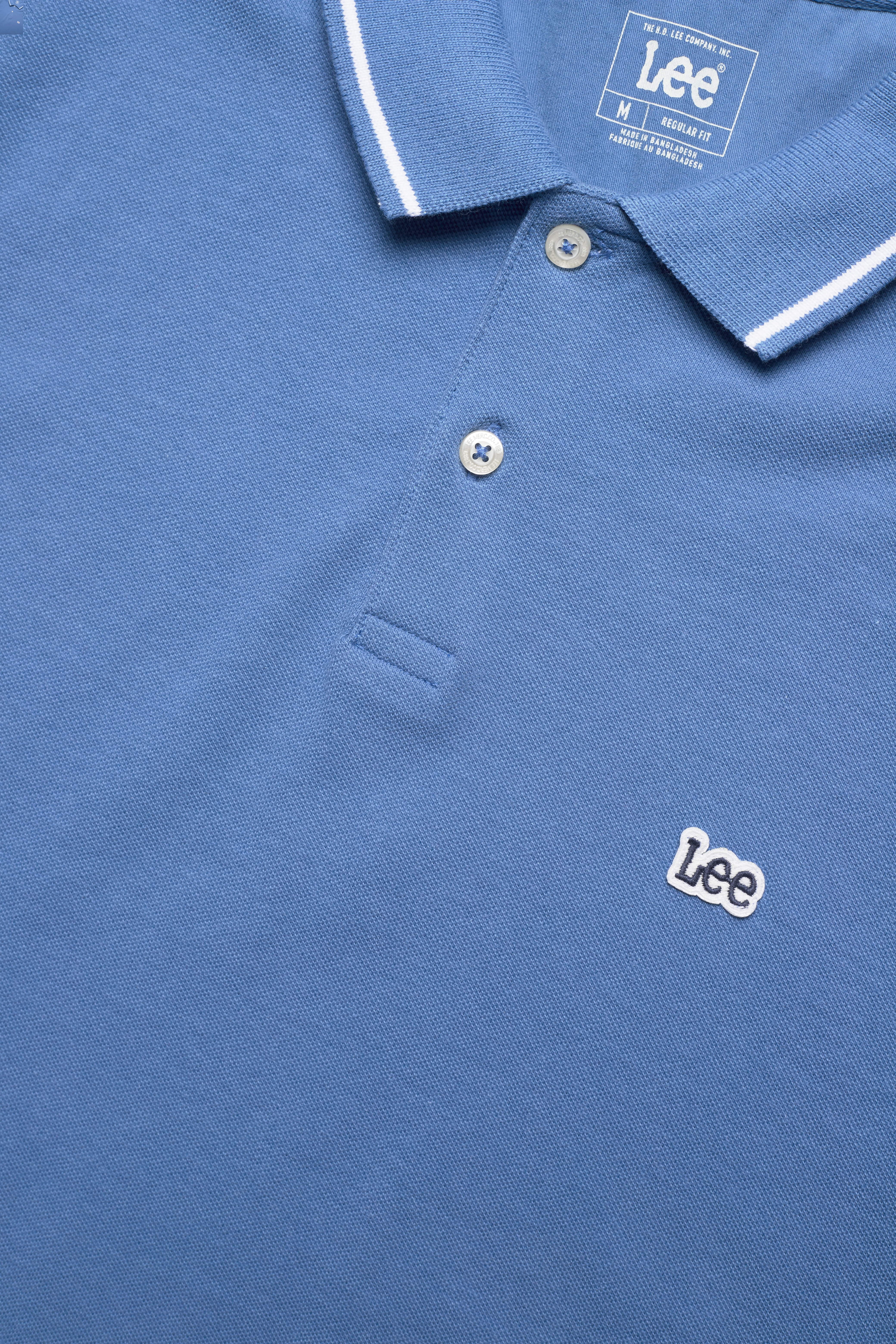 Lee Jeans - PIQUE POLO - blue union - 2