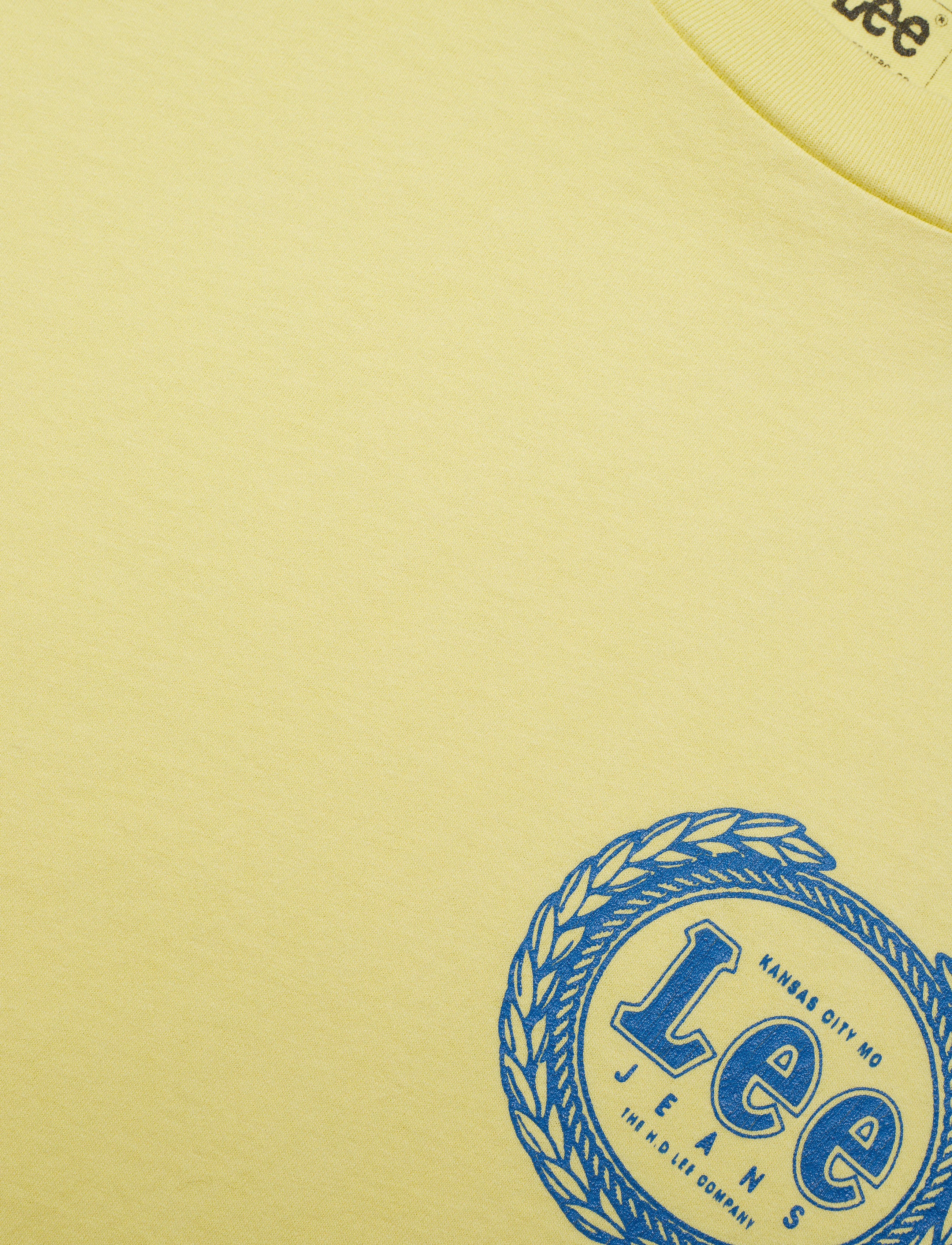 Lee Jeans - EMBLEM TEE - yellow sign - 2
