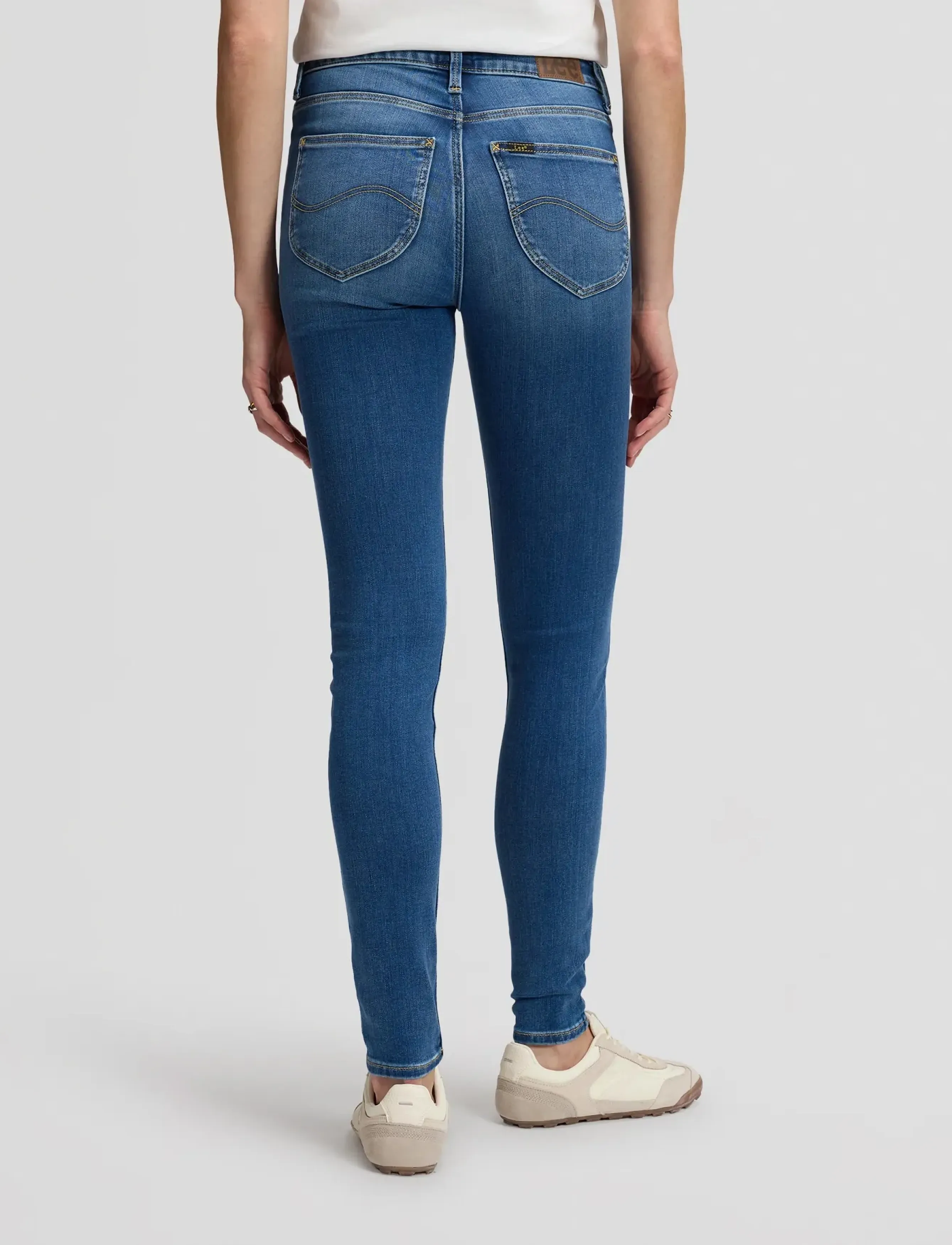 Lee Jeans - SCARLETT HIGH - skinny jeans - blue debut - 3