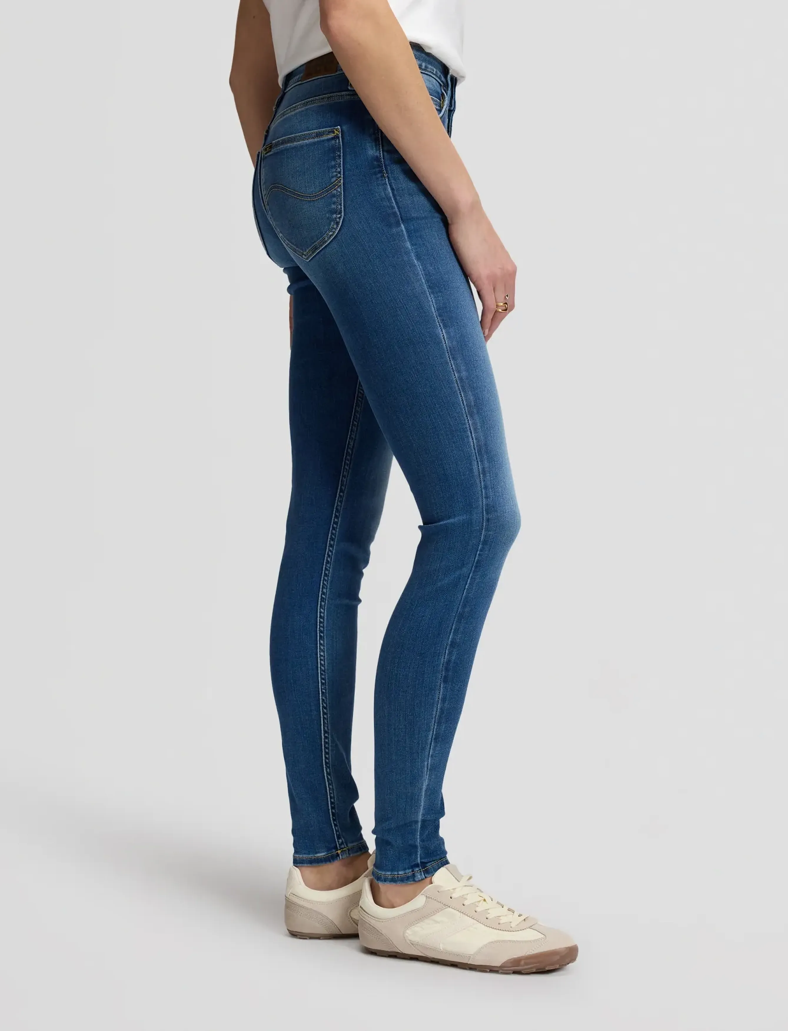 Lee Jeans - SCARLETT HIGH - skinny jeans - blue debut - 4