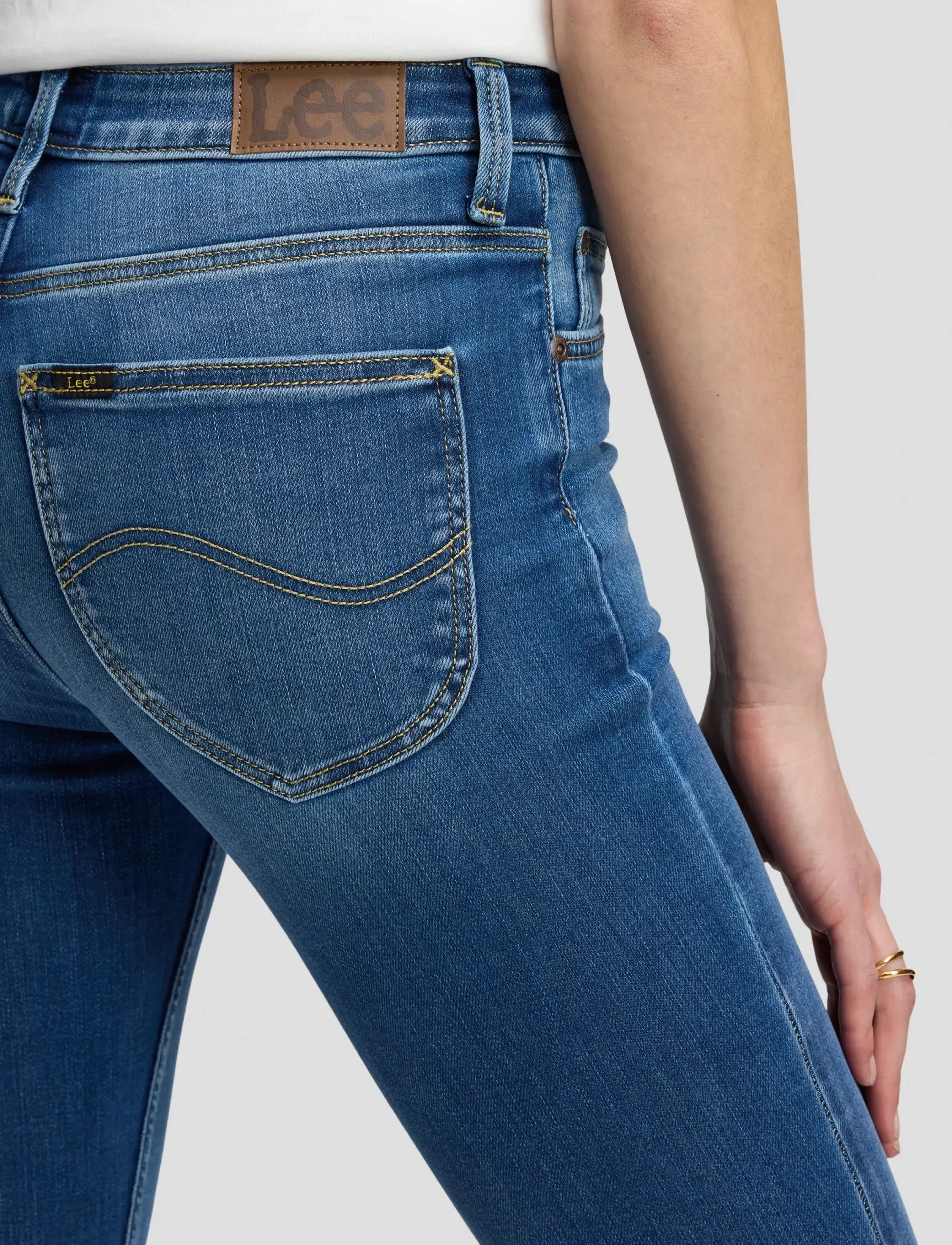 Lee Jeans - SCARLETT HIGH - skinny jeans - blue debut - 5