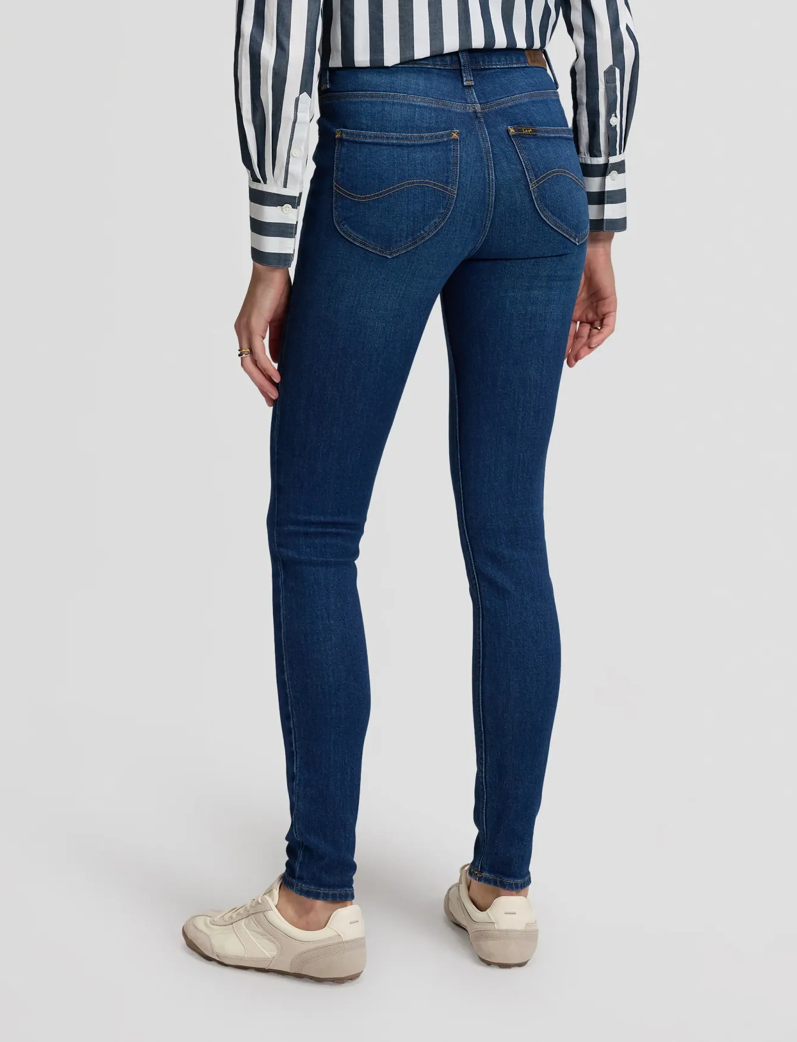 Lee Jeans - SCARLETT HIGH - skinny jeans - dark bundle - 3