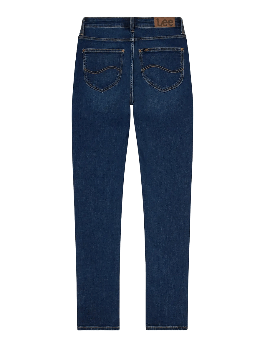 Lee Jeans - SCARLETT HIGH - siaurėjantys džinsai - karmic blue - 2