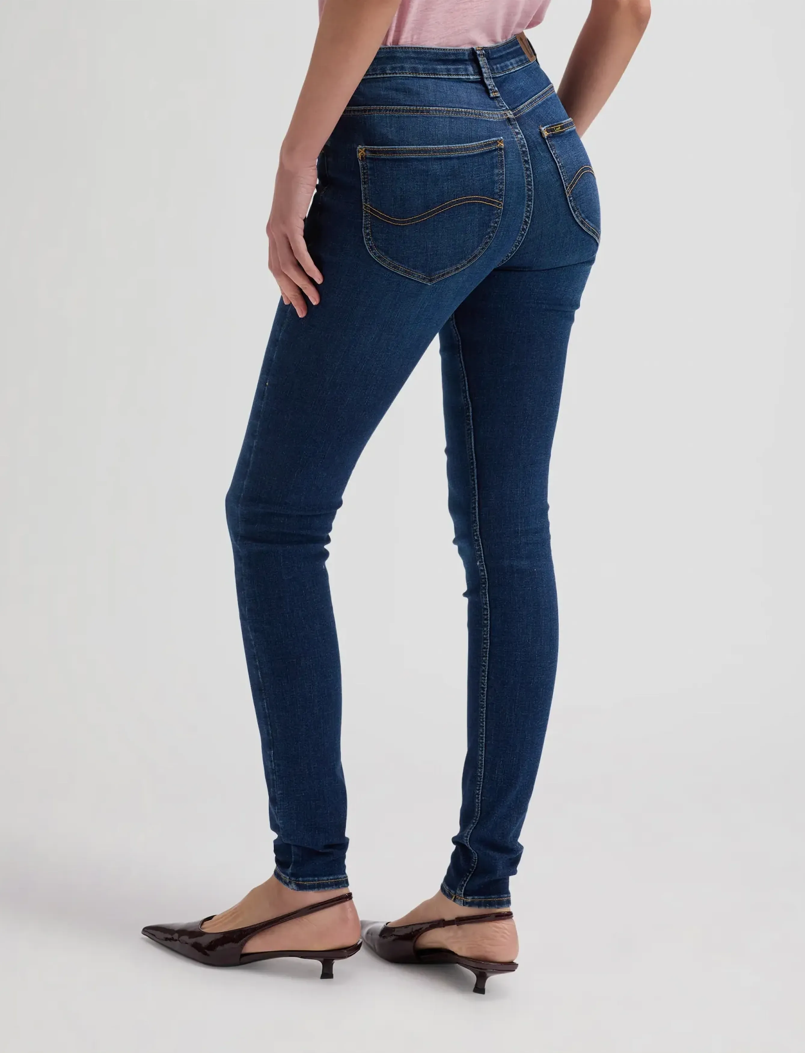 Lee Jeans - SCARLETT HIGH - skinny jeans - karmic blue - 3