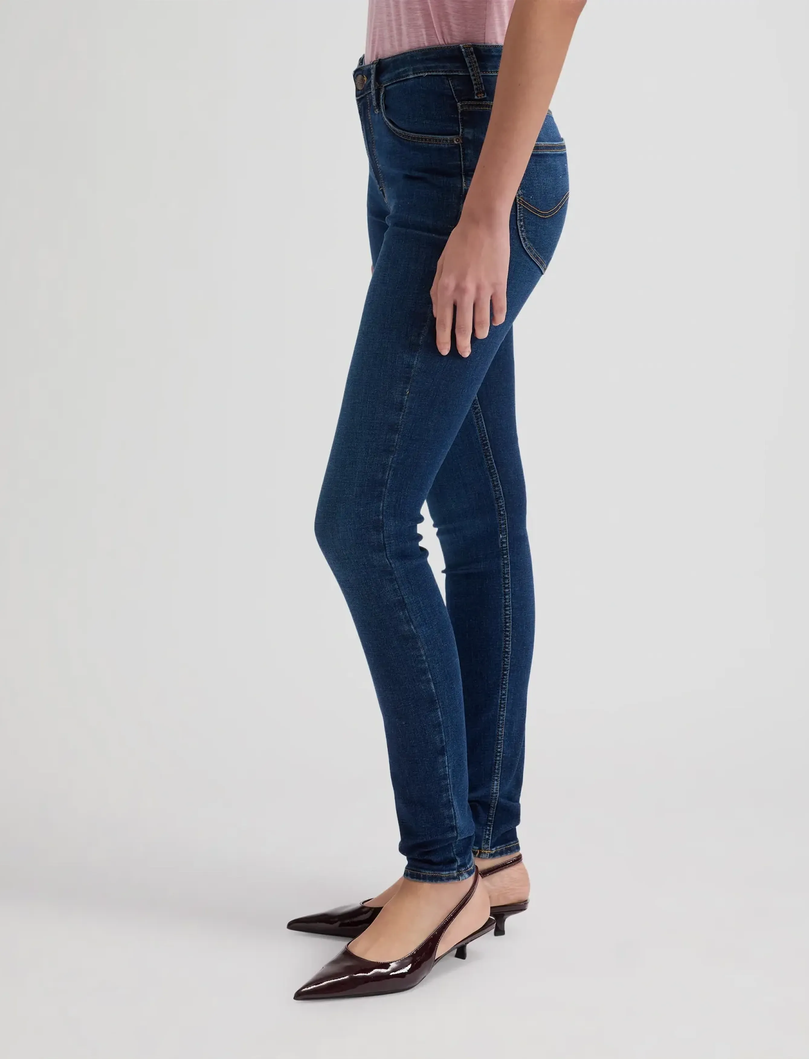 Lee Jeans - SCARLETT HIGH - skinny jeans - karmic blue - 5
