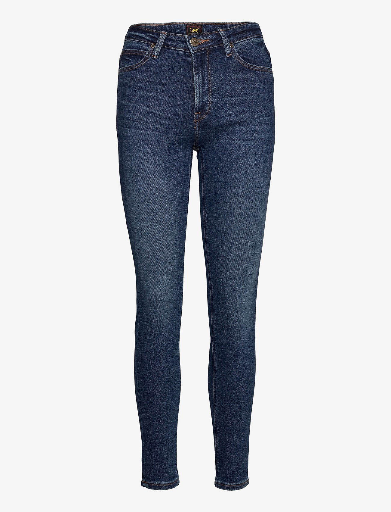 Lee Jeans - Scarlett High - dżinsy skinny fit - dark de niro - 0