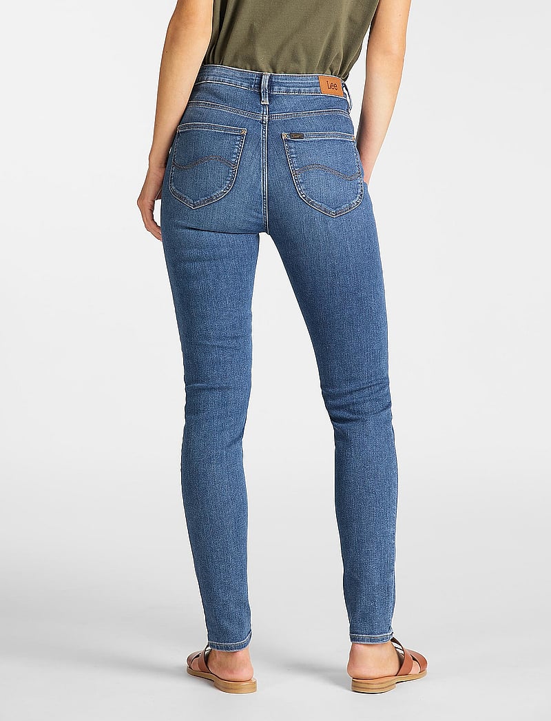 Lee Jeans - SCARLETT HIGH - skinny jeans - mid copan - 3