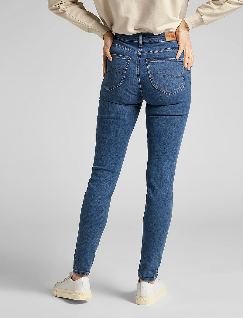 Lee Jeans - SCARLETT HIGH - skinny jeans - mid copan - 4