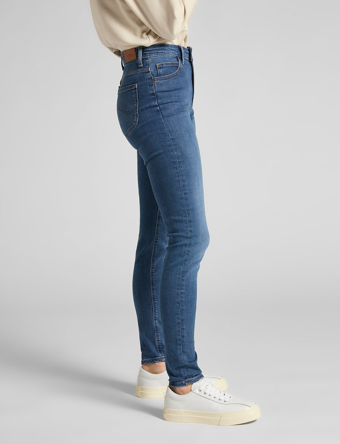 Lee Jeans Scarlett High Mid Copan Blue 84.96 Boozt