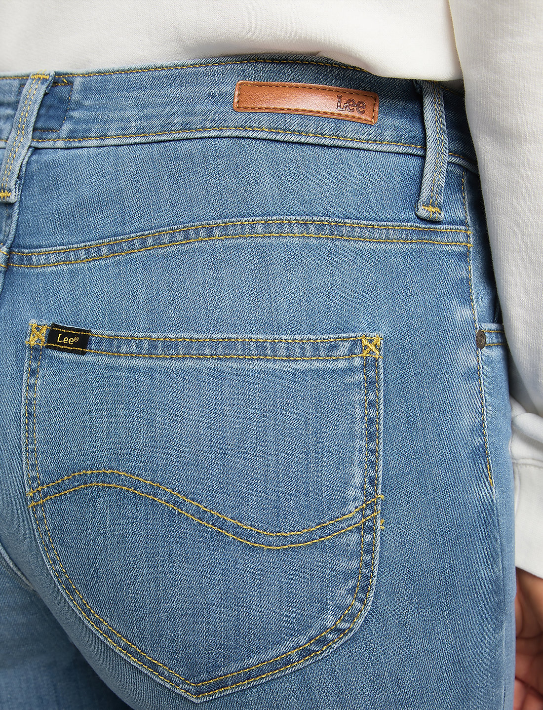 Lee scarlett top high blue