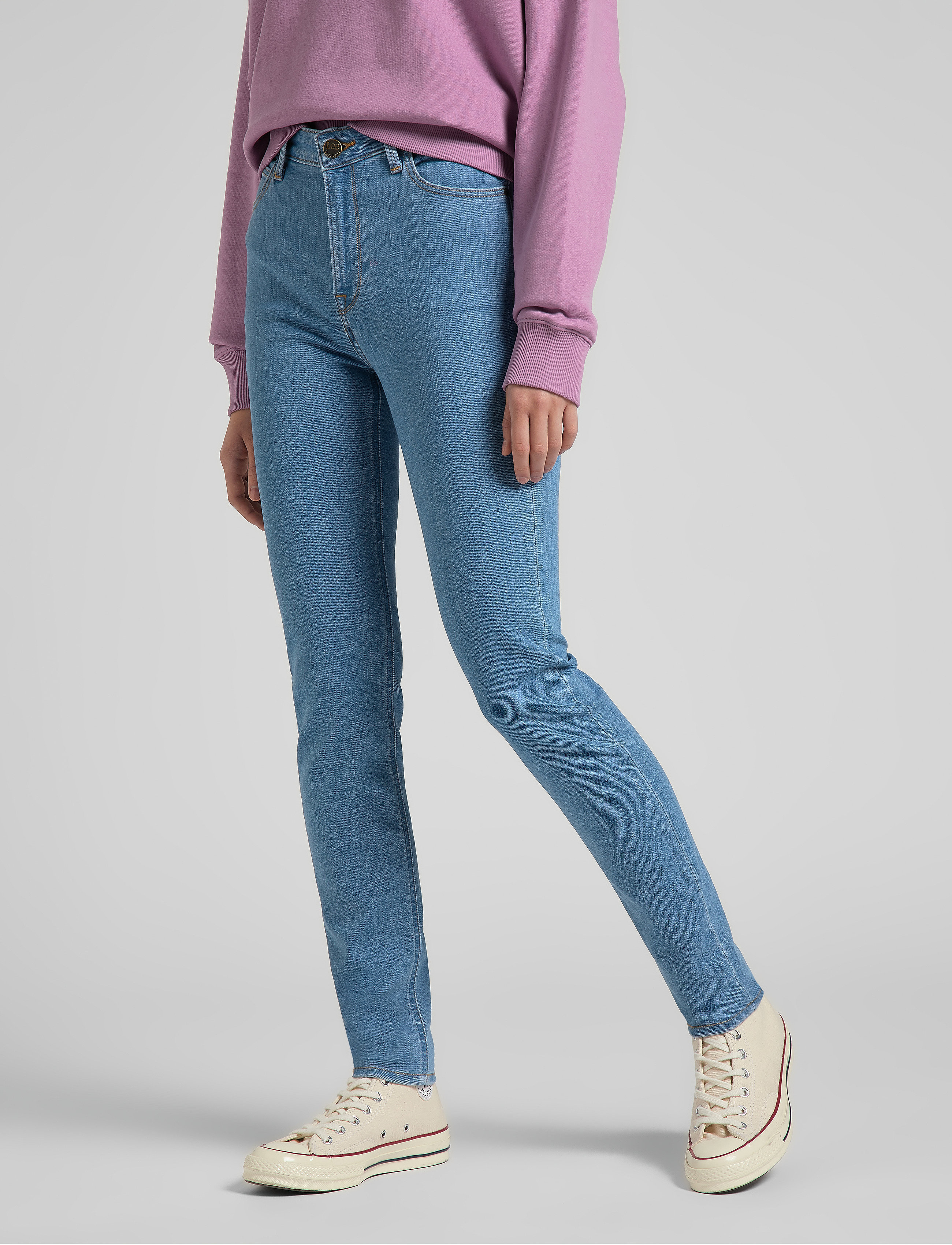 Lee Jeans SCARLETT HIGH - Transitional Layering - LIGHT LITA / blue