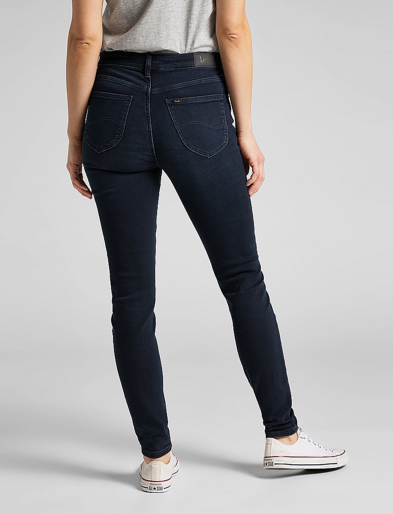 Lee Jeans - SCARLETT HIGH - skinny jeans - worn ebony - 3