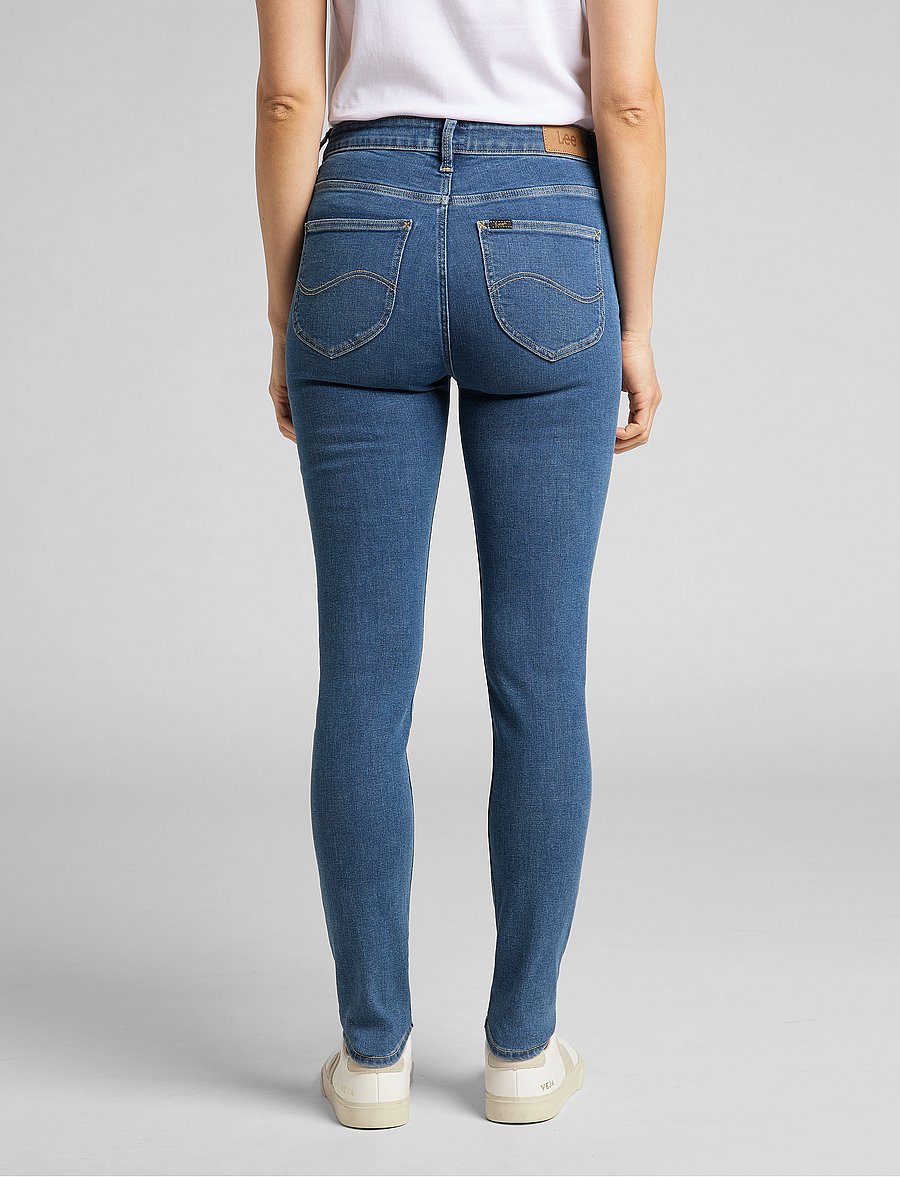 Lee Jeans - SCARLETT HIGH - siaurėjantys džinsai - mid madison - 3