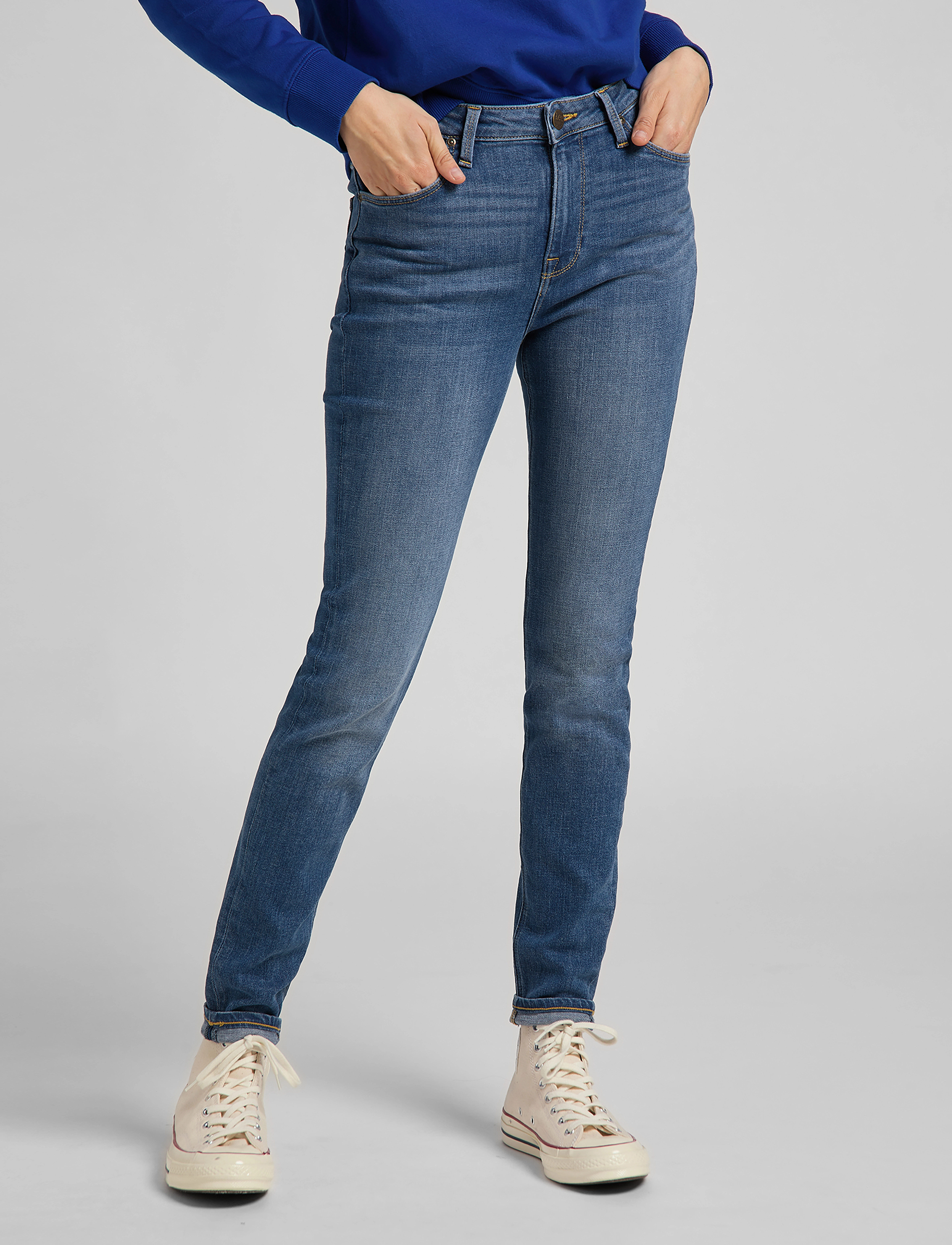 Lee Jeans - SCARLETT HIGH - mid worn martha - 2