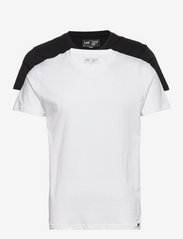 Lee Jeans - TWIN PACK V NECK - madalaimad hinnad - black white - 0