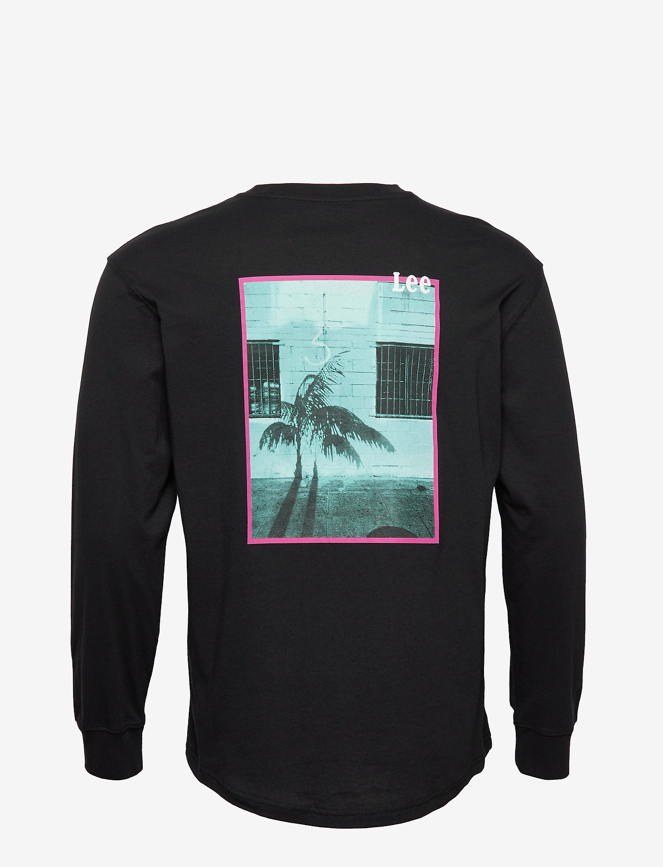 Lee Jeans - LS GRAPHIC CREW - black - 1