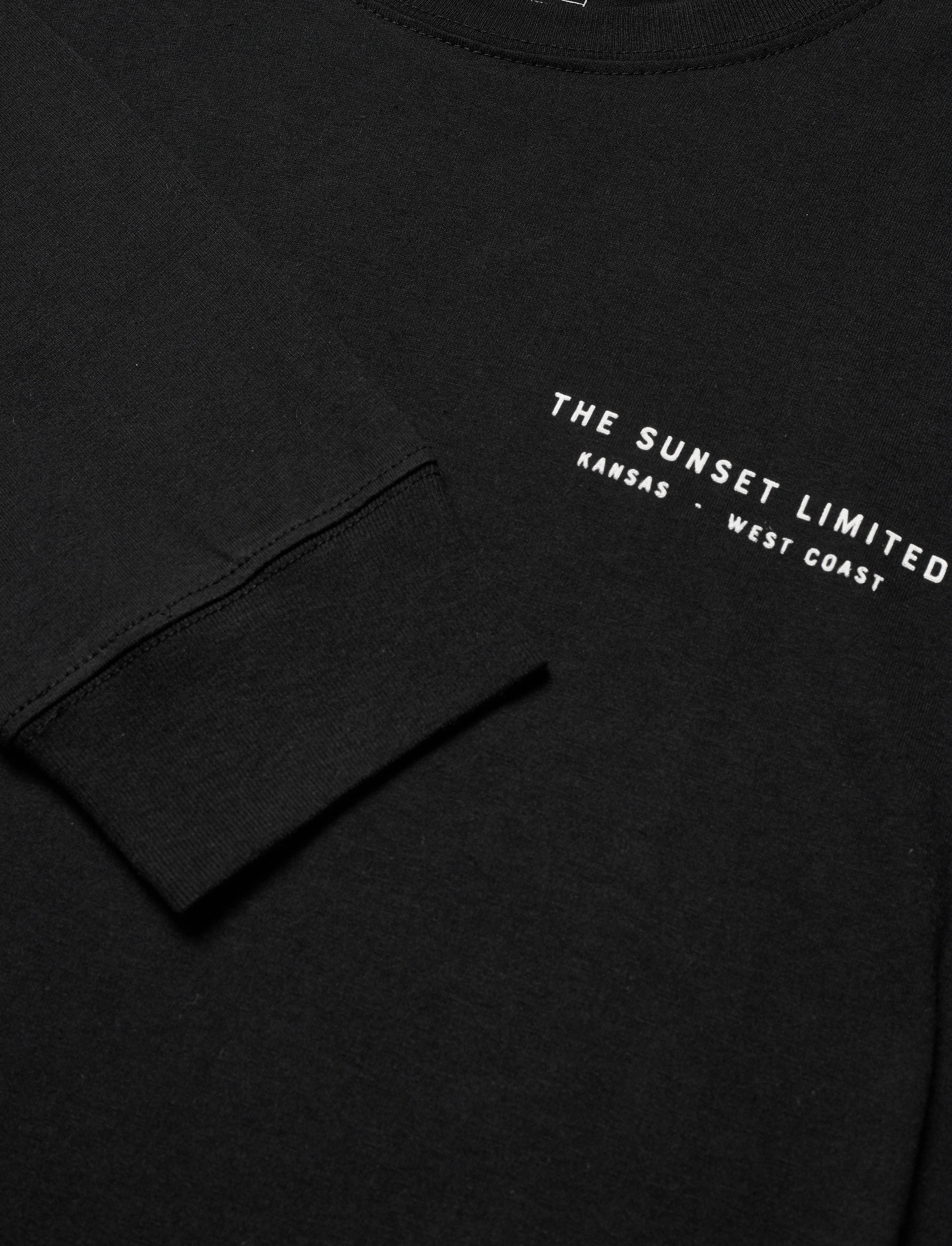Lee Jeans - LS GRAPHIC CREW - black - 2