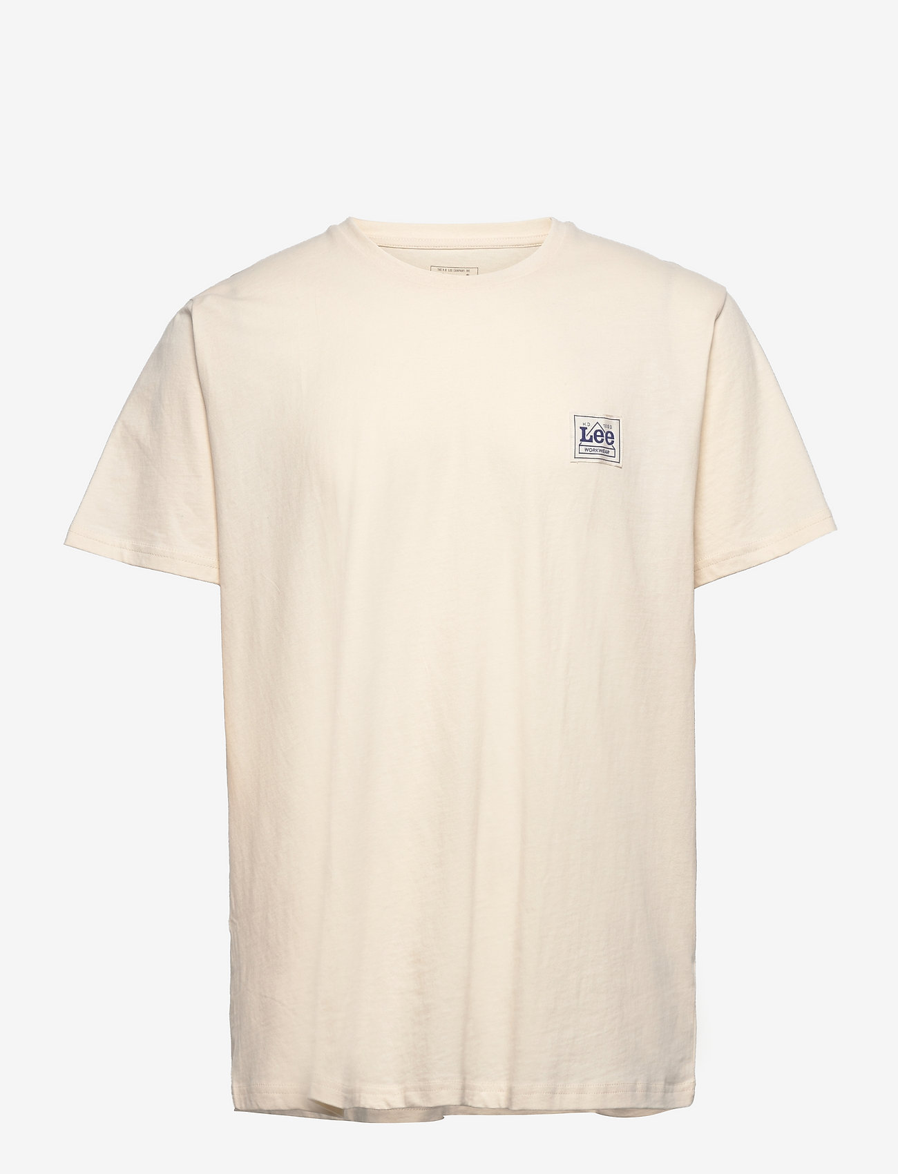 Lee Jeans - SS BRANDED TEE - raw cotton - 0
