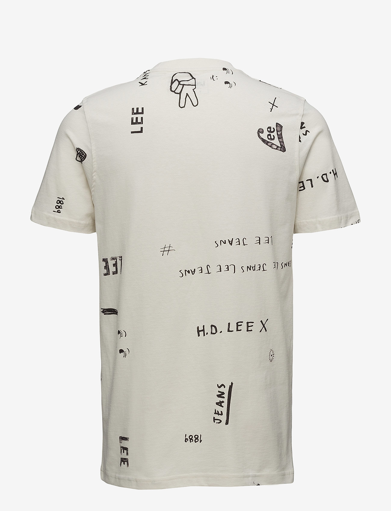 Lee Jeans - GRAPHIC TEE - turtledove - 1