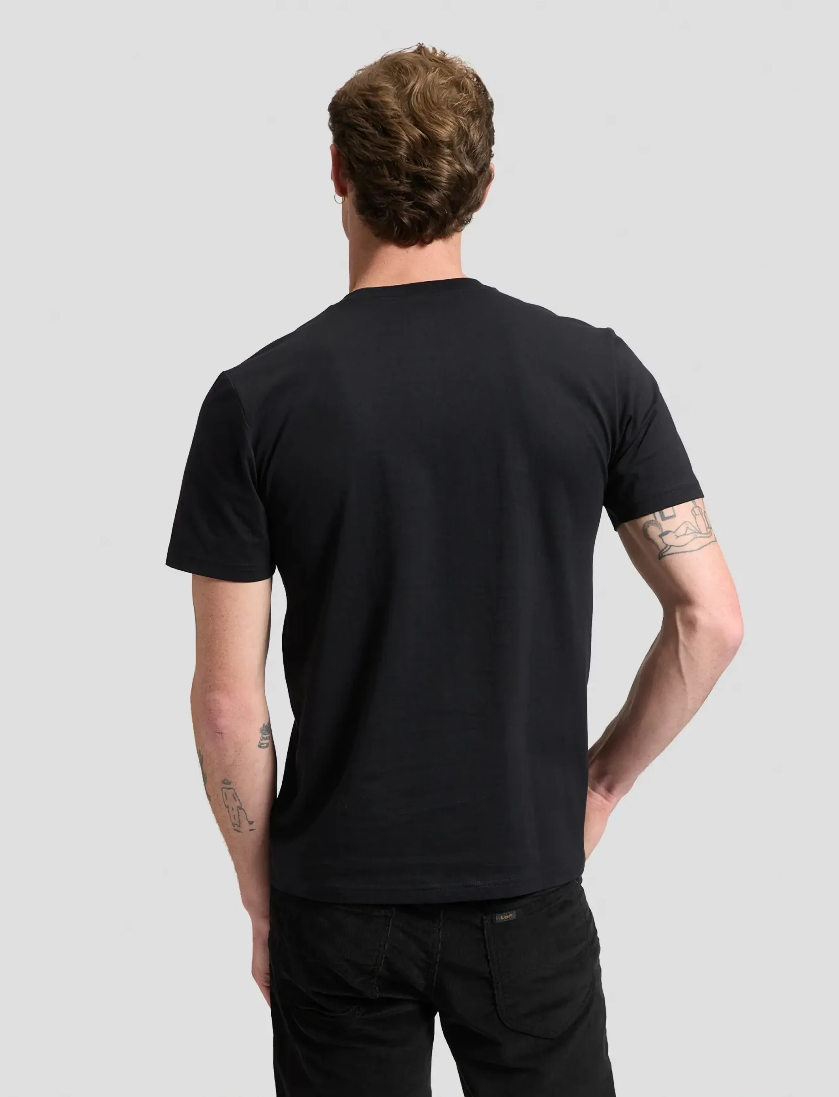 Lee Jeans - POCKET TEE - black - 2