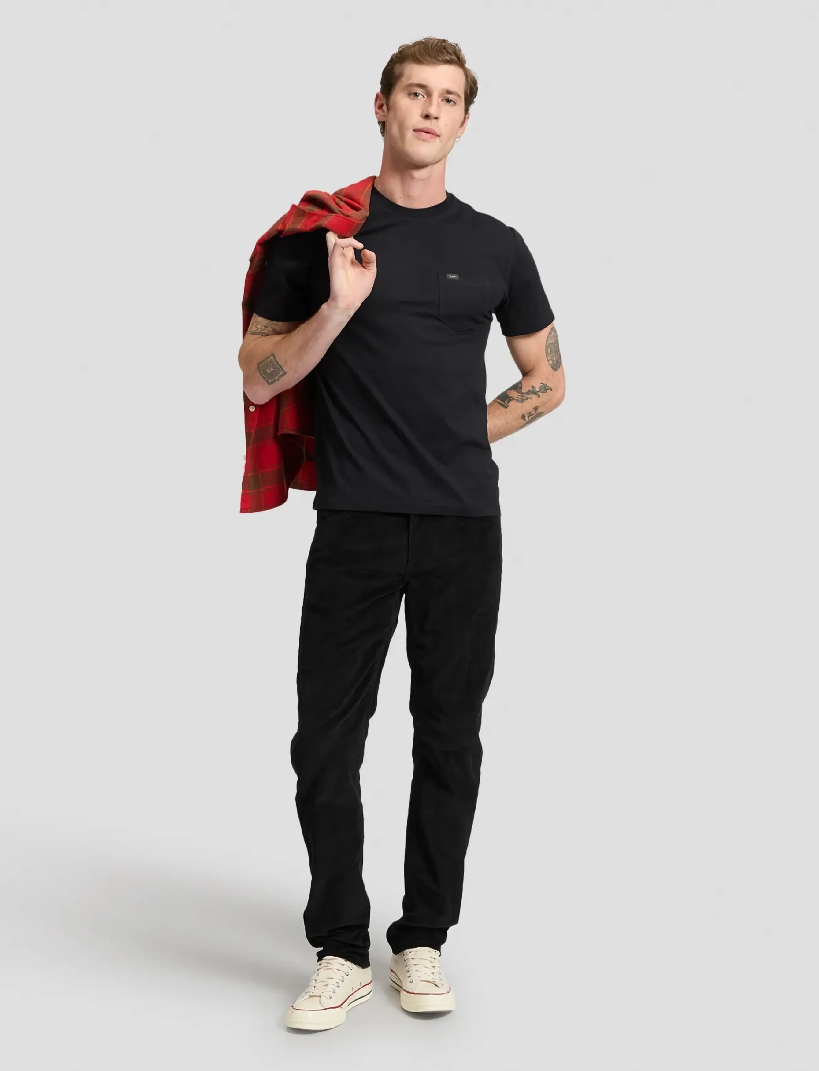 Lee Jeans - POCKET TEE - black - 3