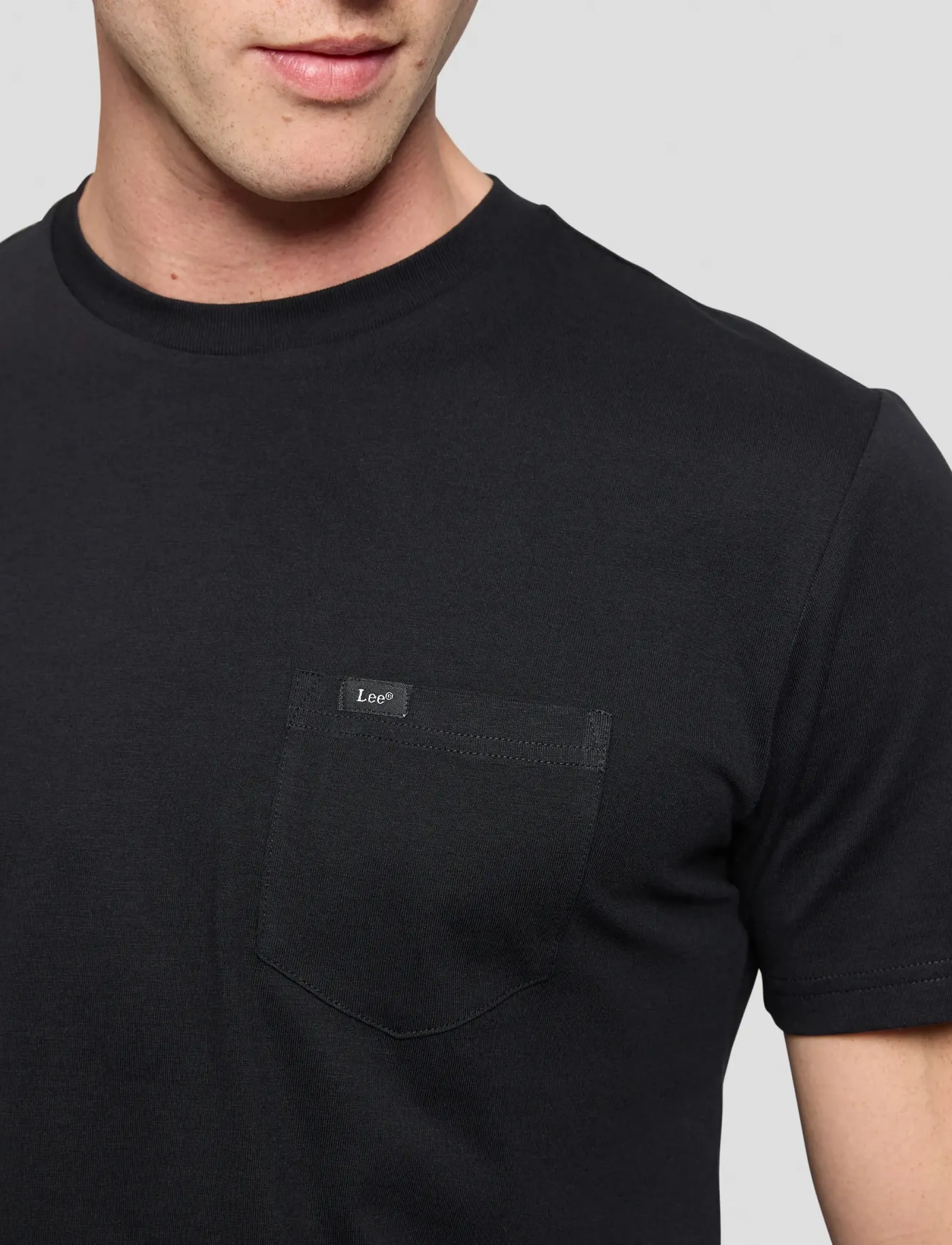 Lee Jeans - POCKET TEE - black - 5