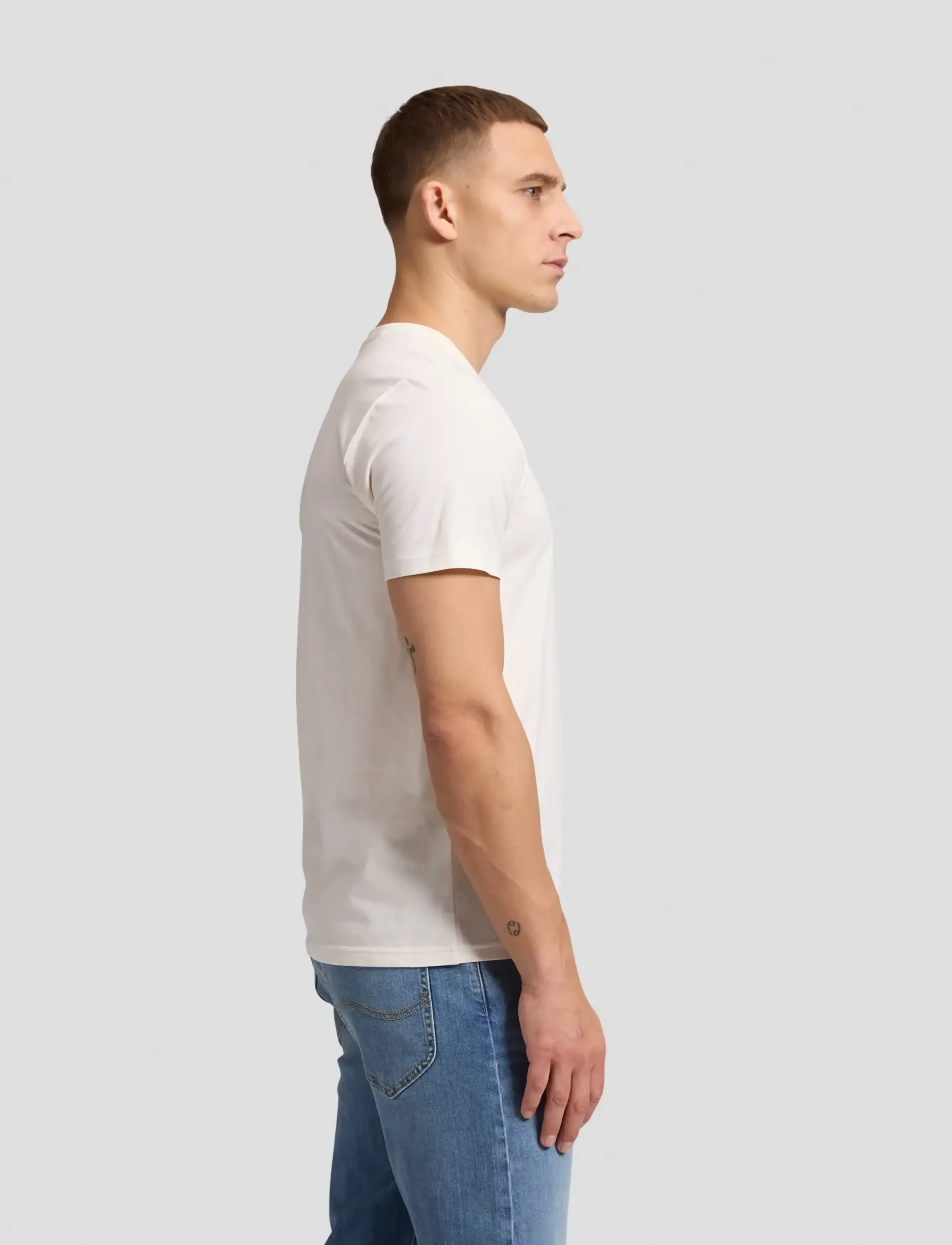 Lee Jeans - POCKET TEE - ecru - 4