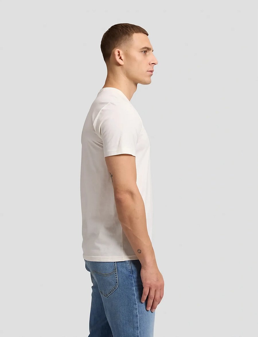 Lee Jeans - POCKET TEE - kortærmede t-shirts - ecru - 4
