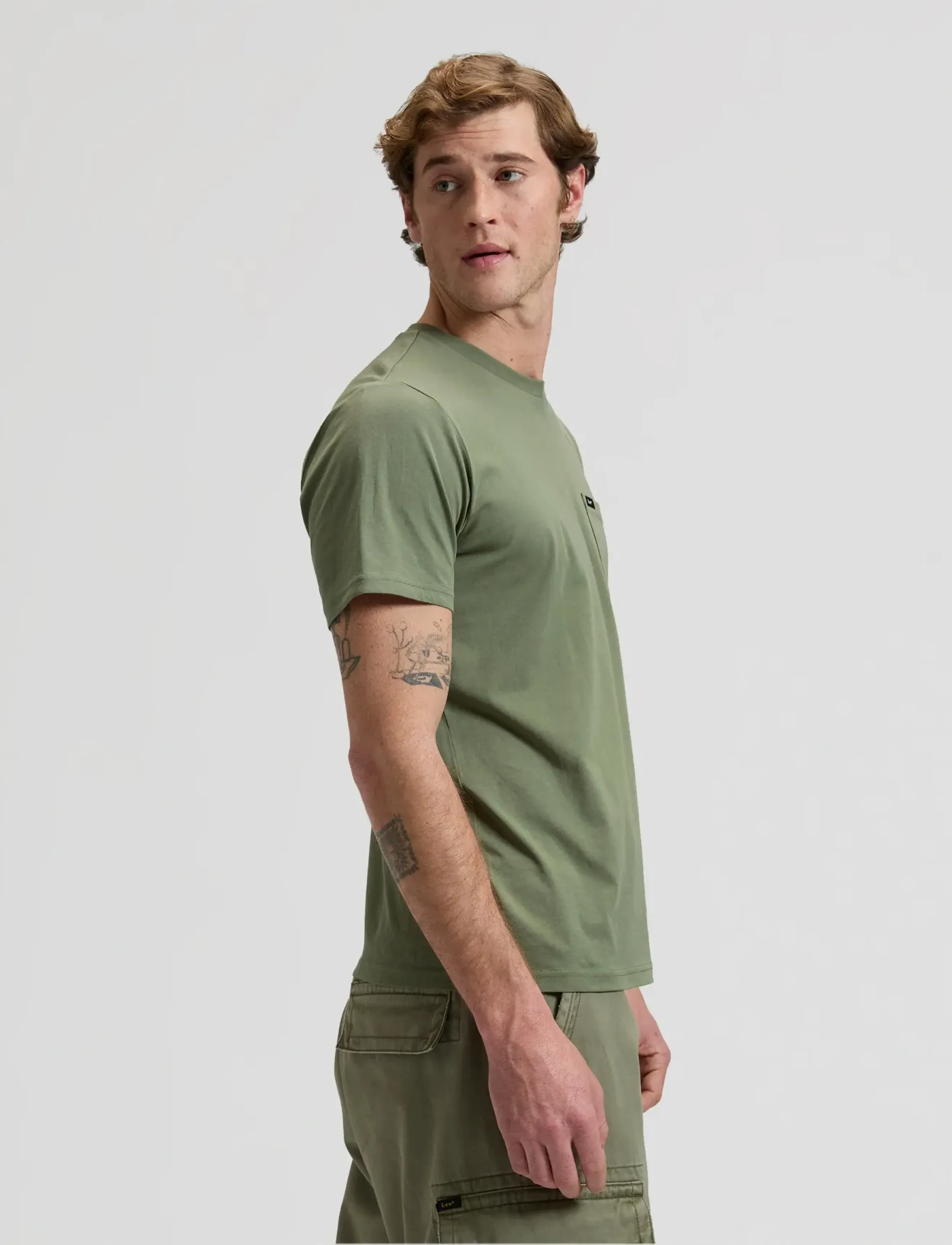 Lee Jeans - POCKET TEE - madalaimad hinnad - mercantile green - 4