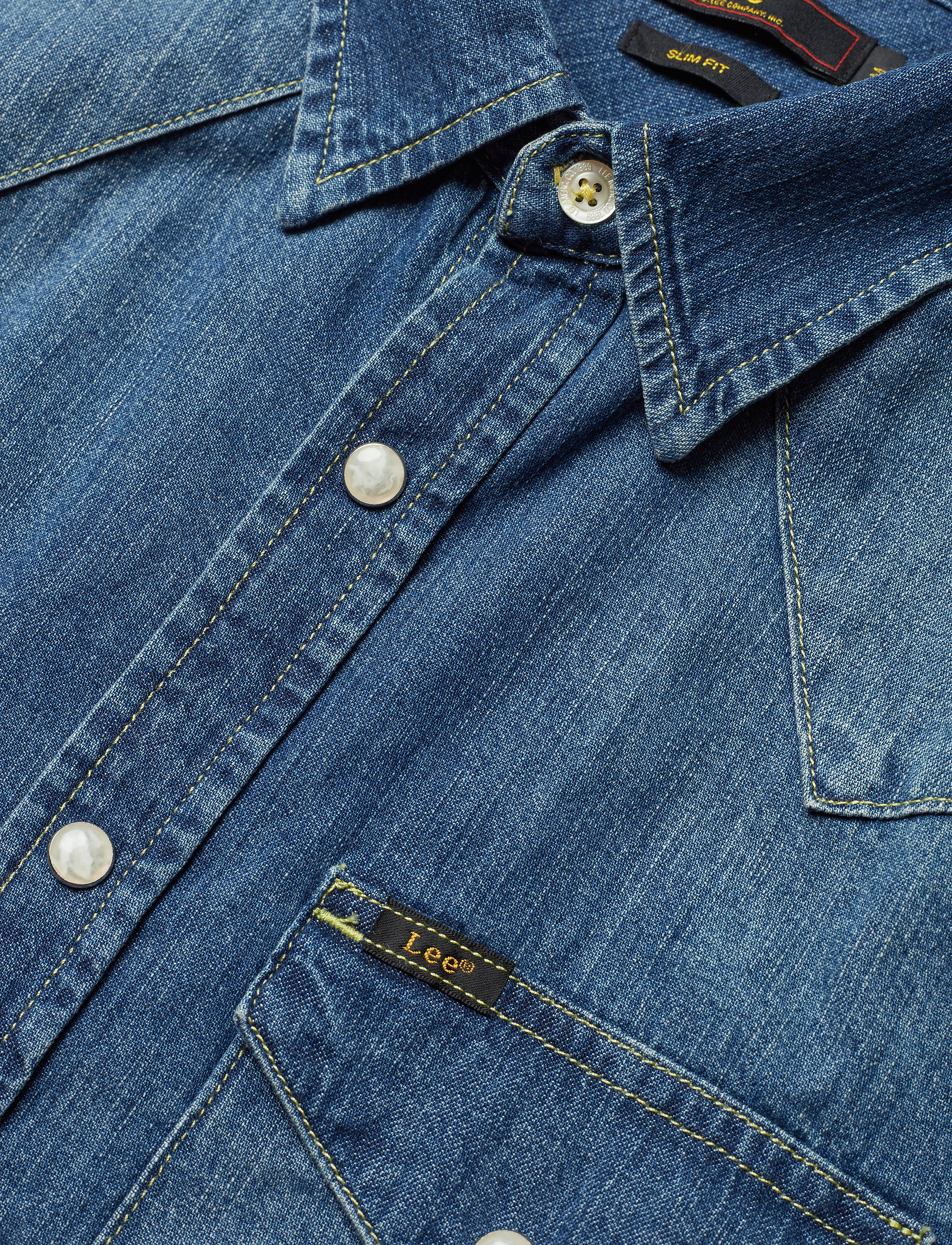 Lee Jeans - LEE WESTERN SHIRT - blue stance - 3