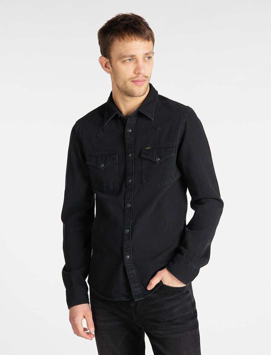 Lee western 2025 shirt black