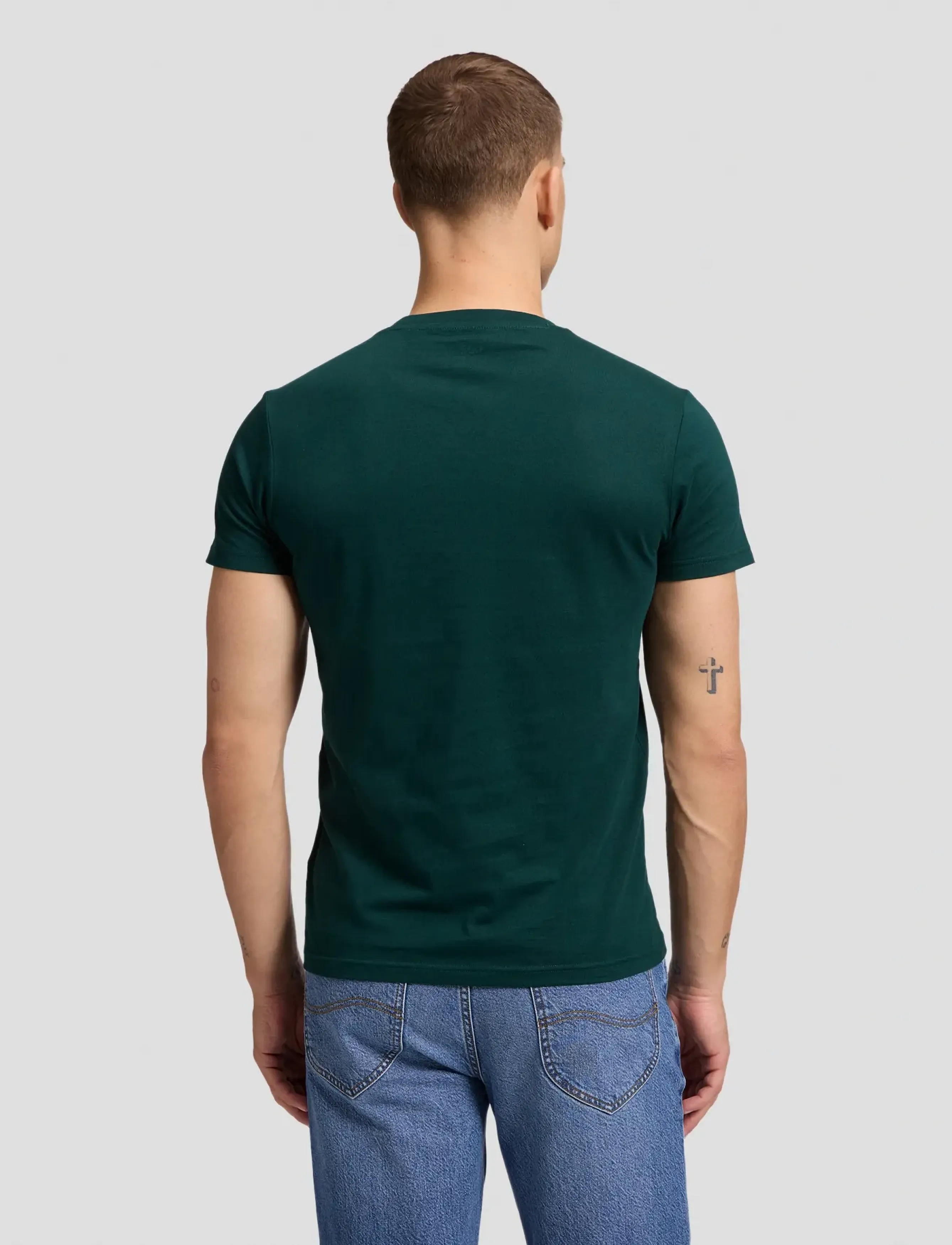 Lee Jeans - MULTI PACK CREW - autumn clothing - jade forest white - 2